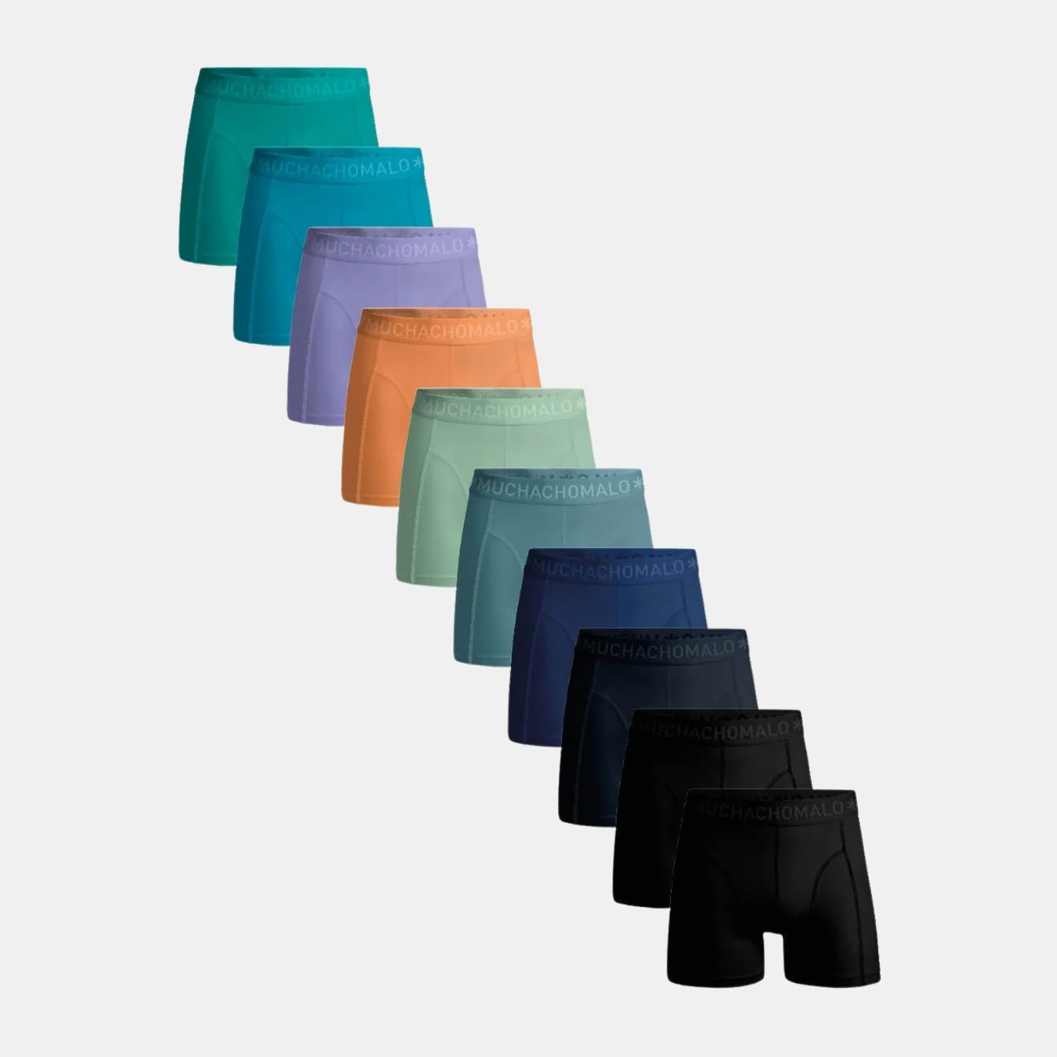 10 - Pack Boxer Shorts U-SOLID1010 1239 Multi