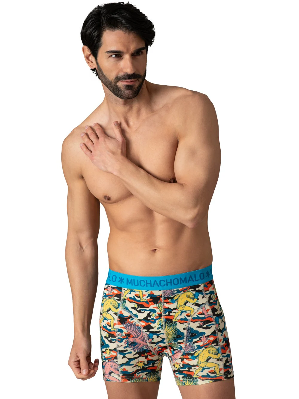 12 - Pack Golden Boxer Short U-GOLDEN1010 20 Multi - Image 4