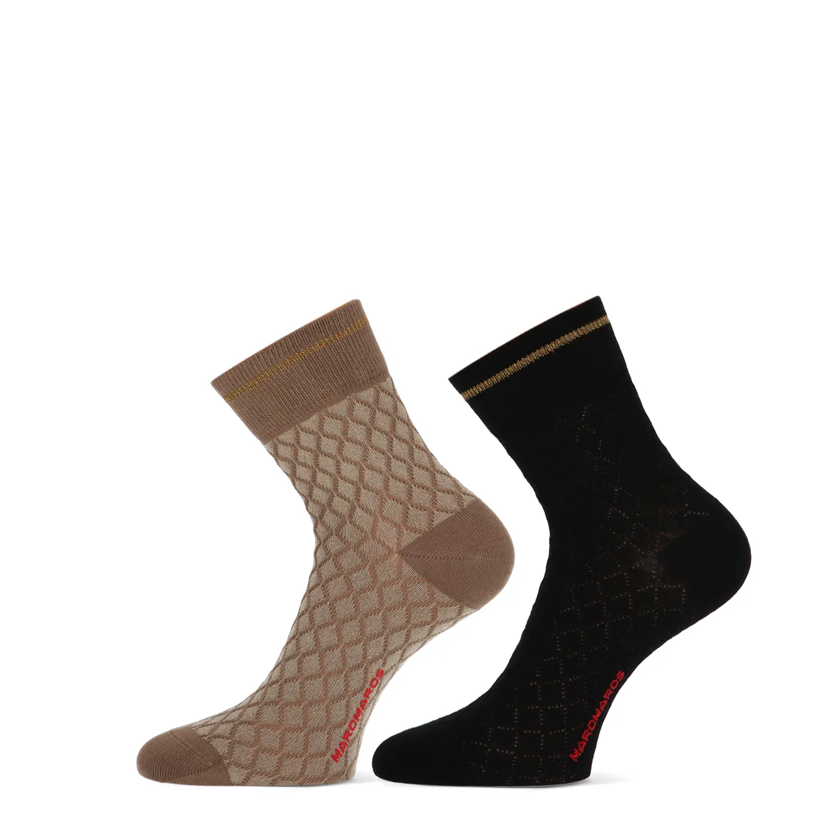 2 - Pack Alix Short Sok 82167 1969P 2p Brown Black