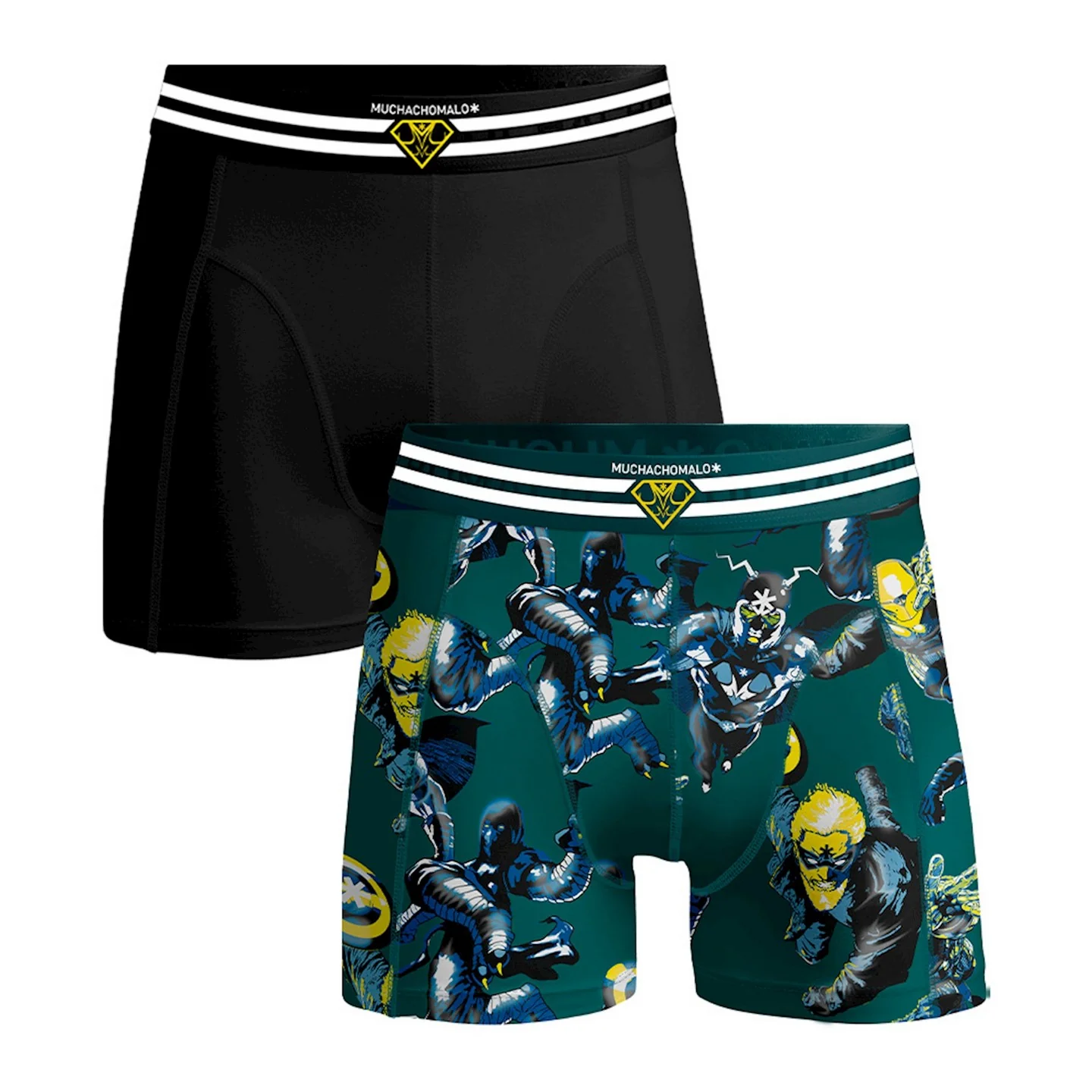 2 - Pack Comic Shorts COMIC1010 01 Black