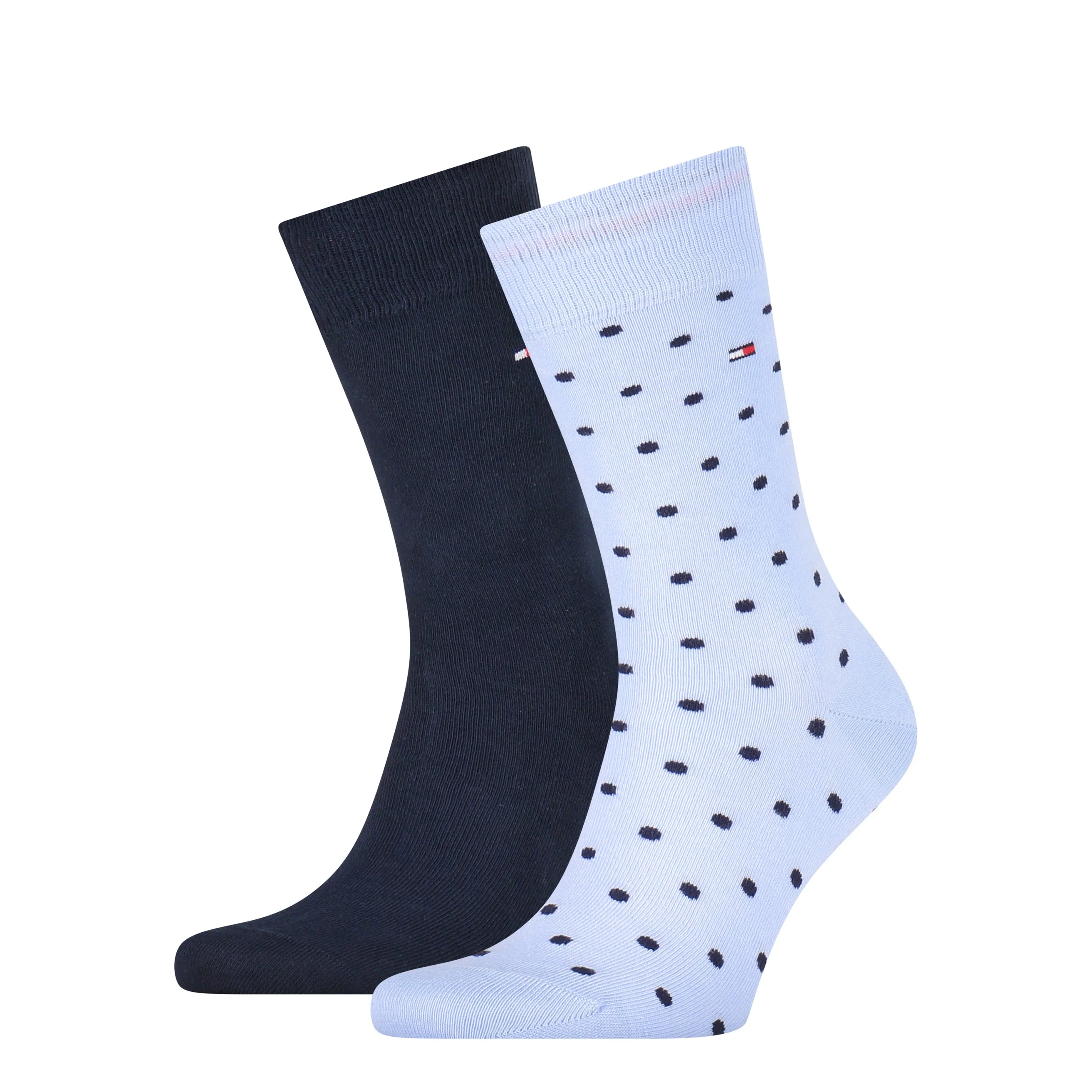 2 - Pack Dot Sock 100002654 002 light blue