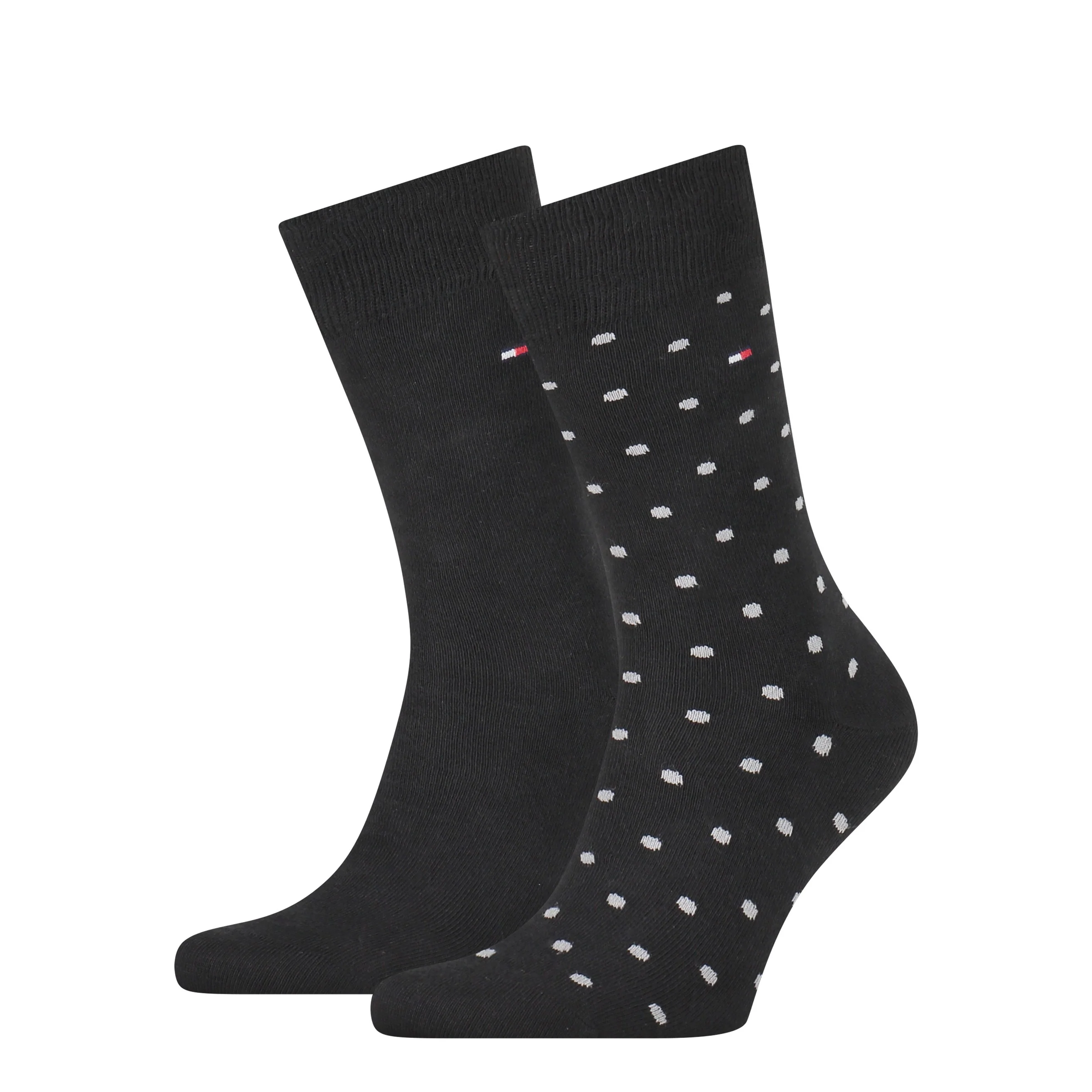 2 - Pack Dot Sock 100002654 005 black