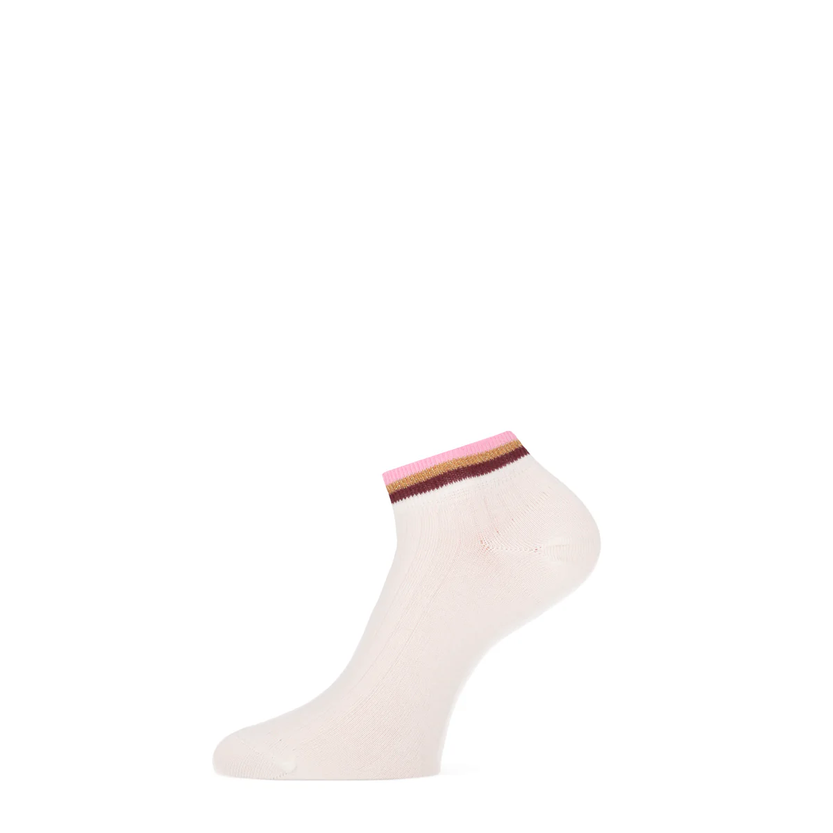 2 - Pack Felice Sokken 101032011 7001 Off White Bordeaux Beige - Image 2