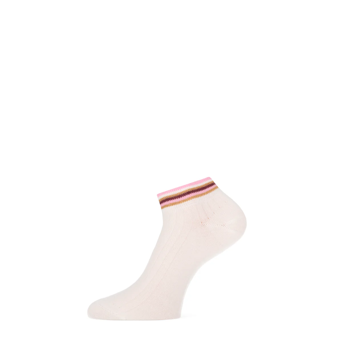 2 - Pack Felice Sokken 101032011 7001 Off White Bordeaux Beige - Image 3