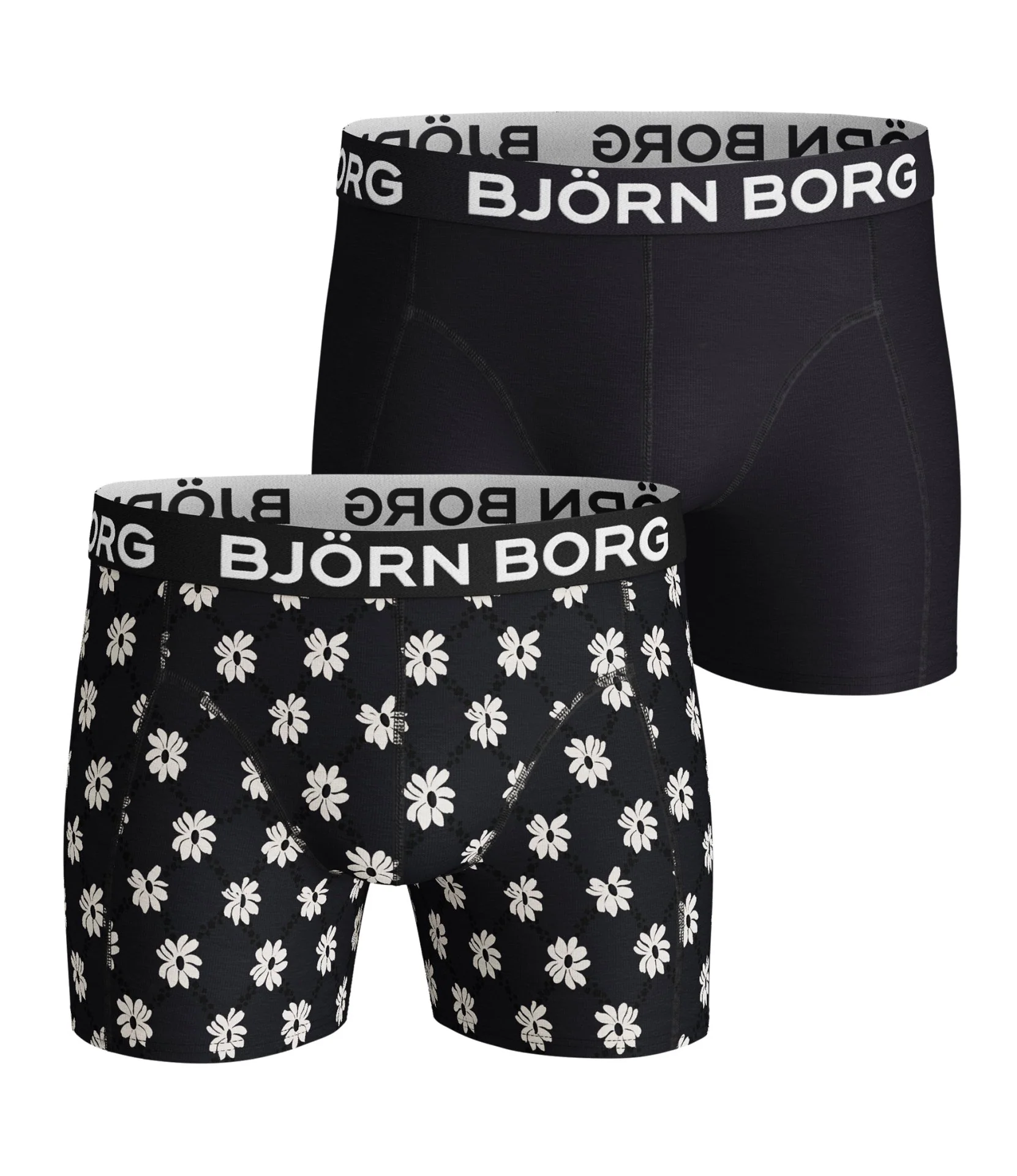 2 - Pack Flower Grid Sammy Shorts 2111-1068 72731 Night Sky