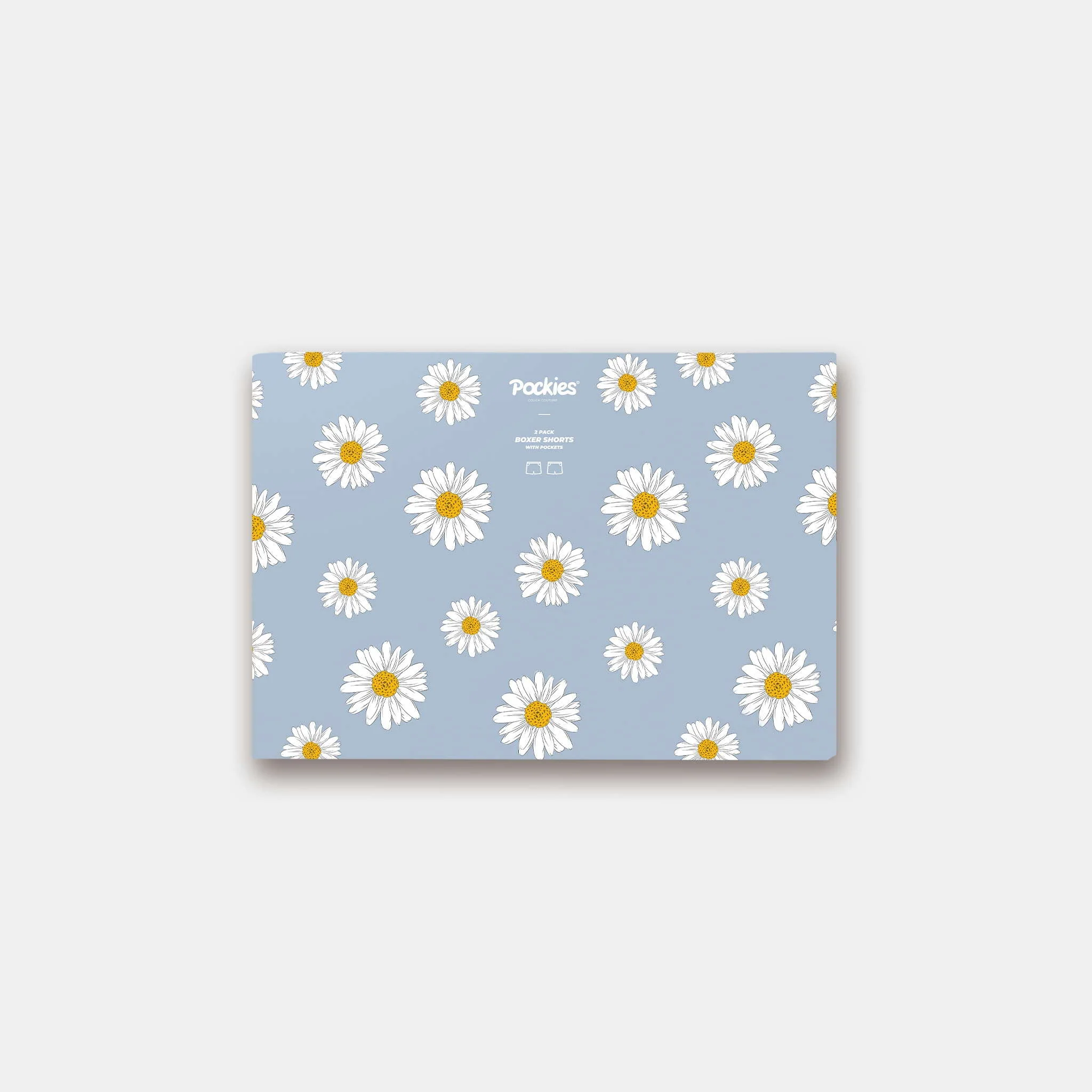 2 - Pack - Flowers Boxers 2GB-FLO 400 Blue - Image 2