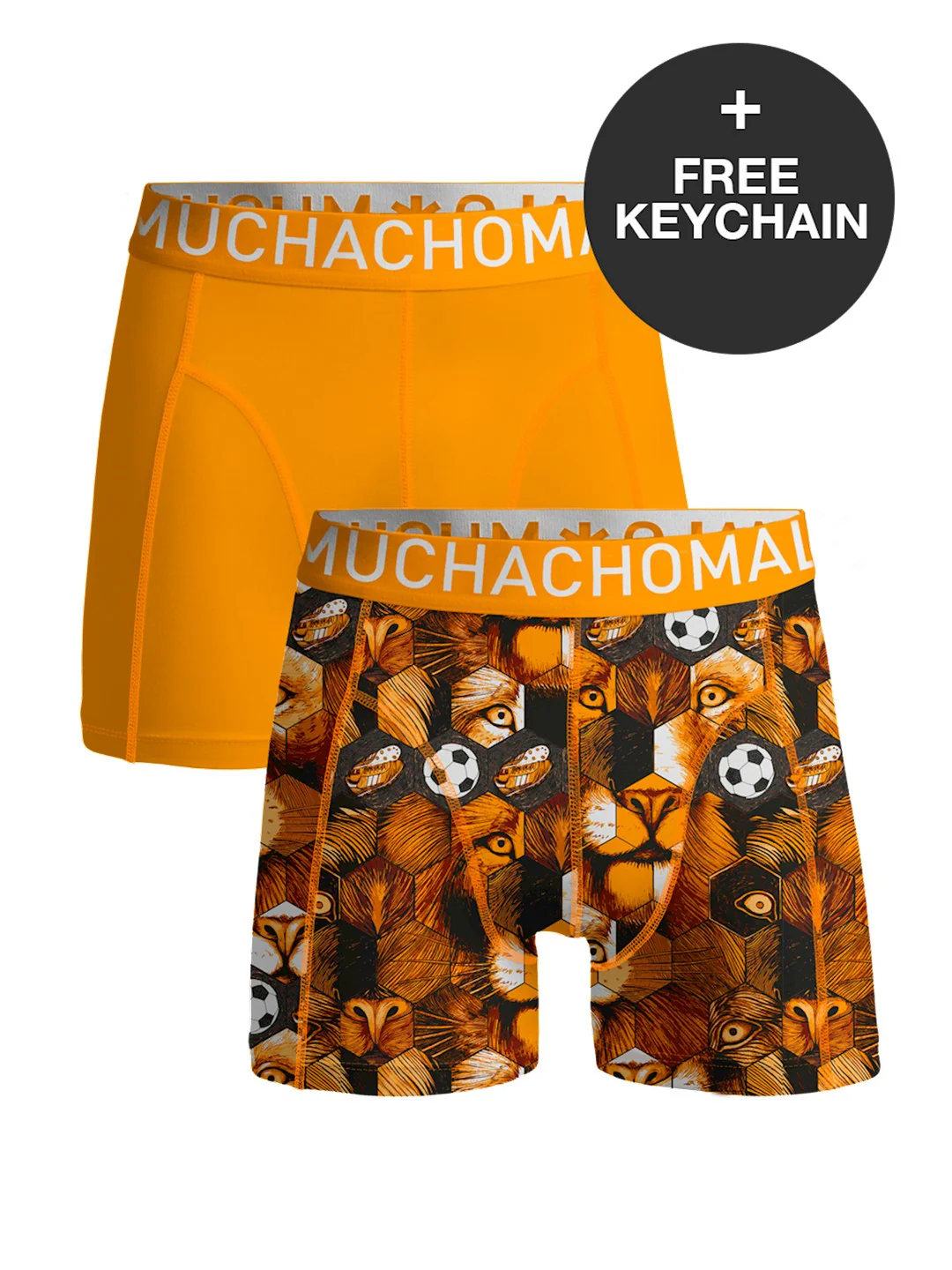 2 - Pack Football Short WCLEO1010 01 Print/Orange