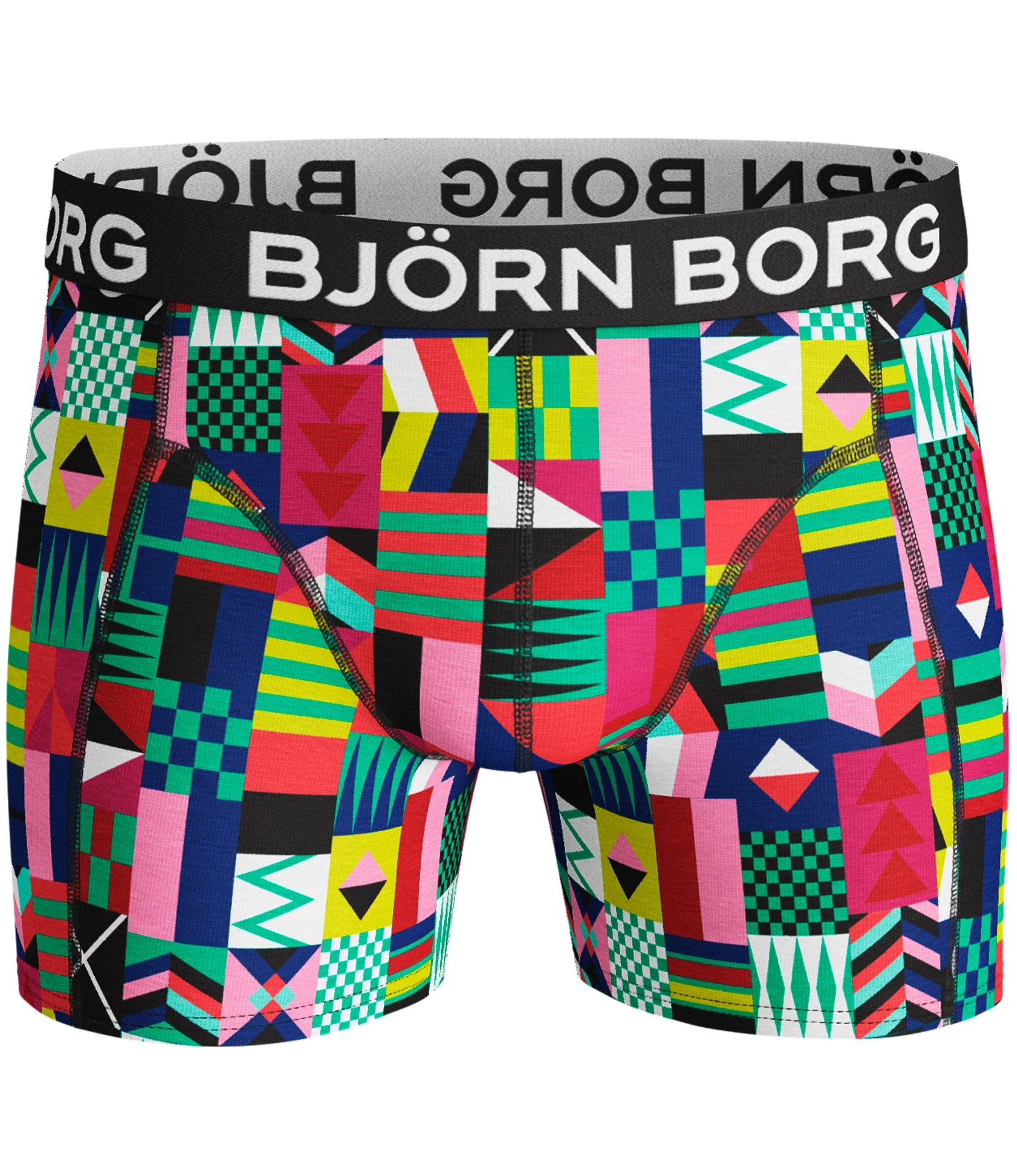 2 - Pack Geo Flag Shorts 2011-1149 80251 Mint Leaf - Image 2