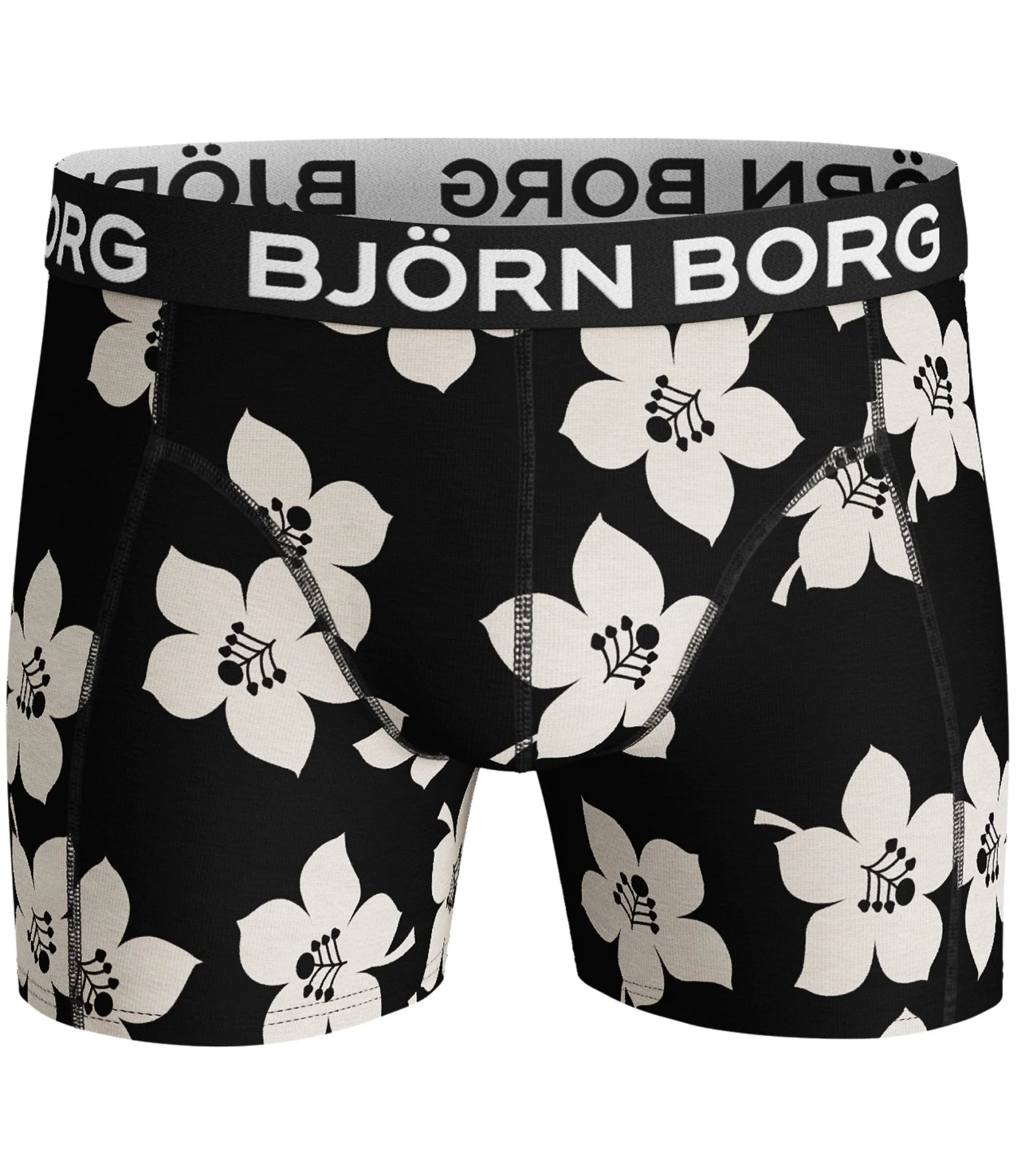 2 - Pack Graphic Floral Sammy Shorts 2111-1067 90651 Black Beauty - Image 2