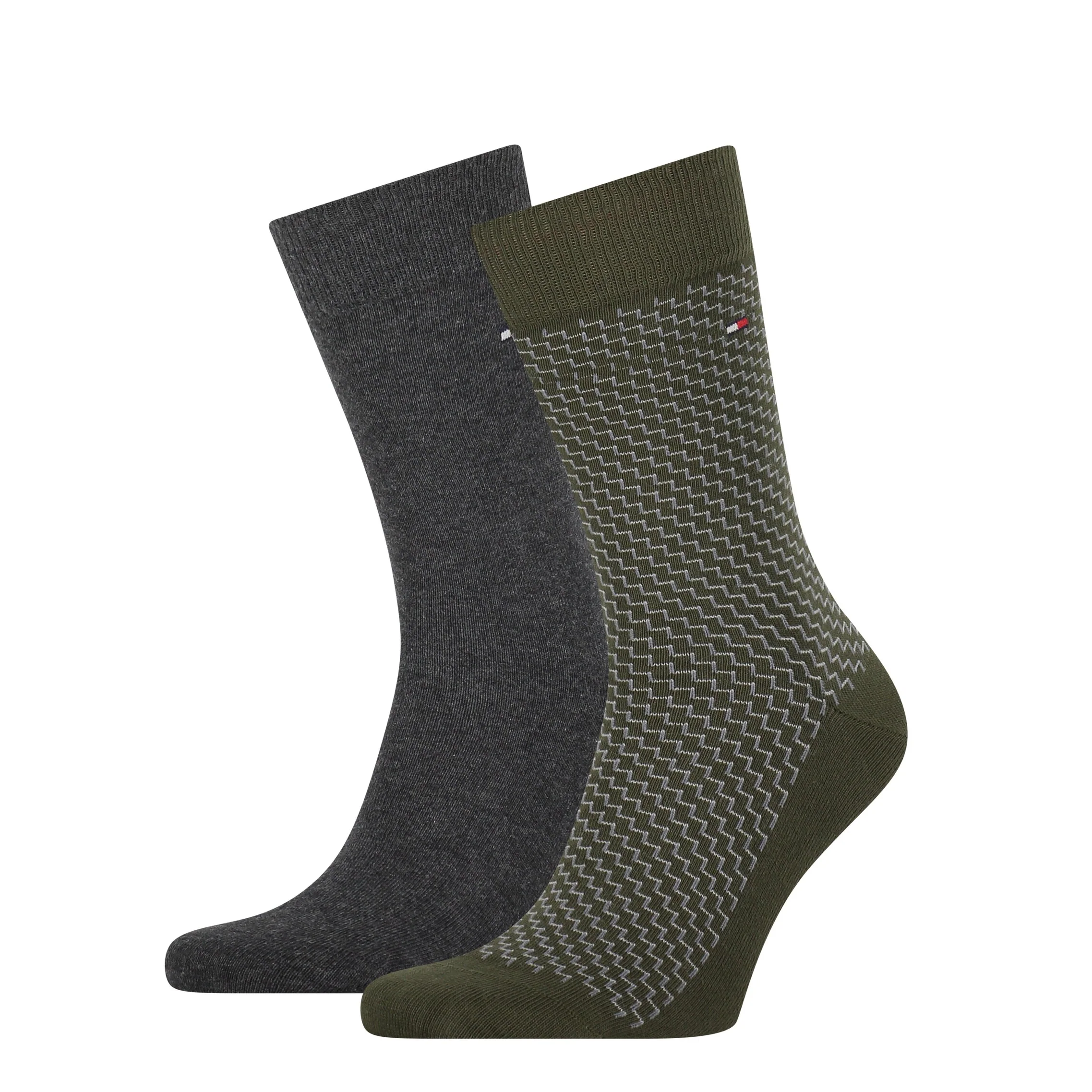 2 - Pack Graphic Sock 701210536 003 olive
