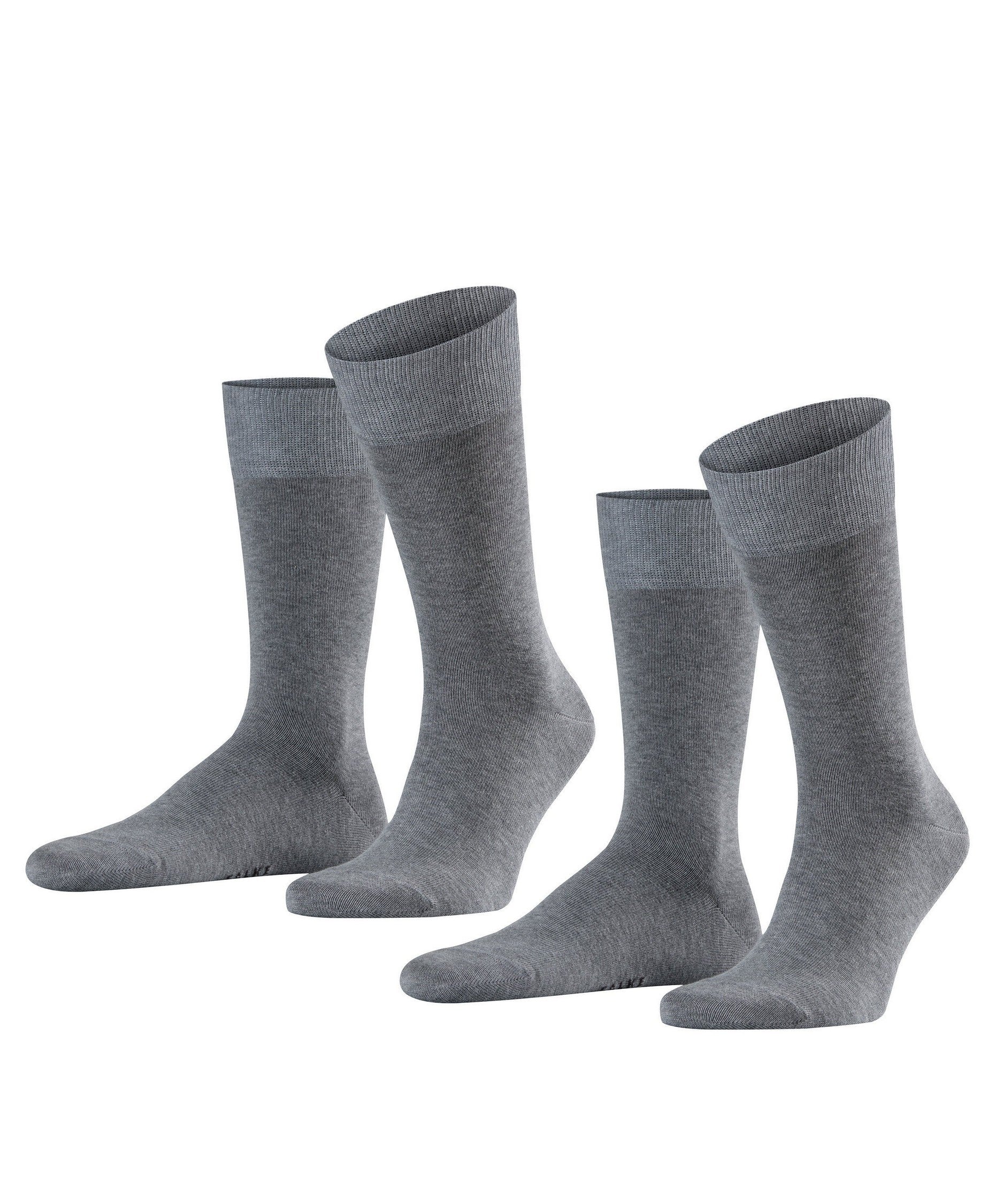 2 - Pack Happy Sok 14610 3390 light greymel.