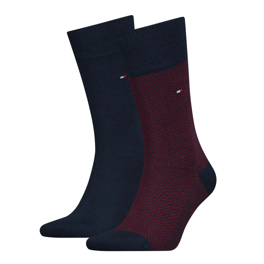 2 - Pack Herringbone 701220237 002 navy/rouge