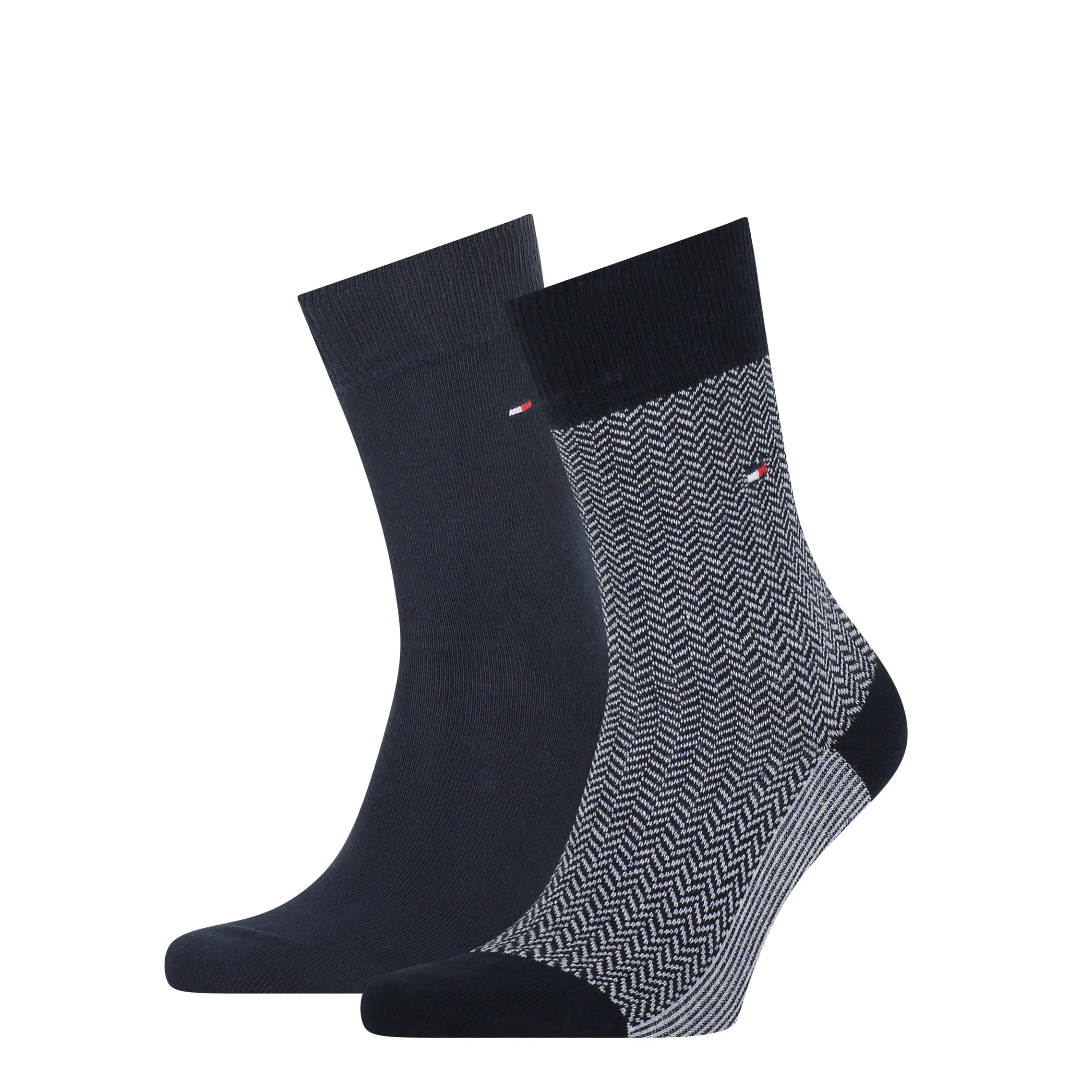 2 - Pack Herringbone Sock 701210534 001 navy