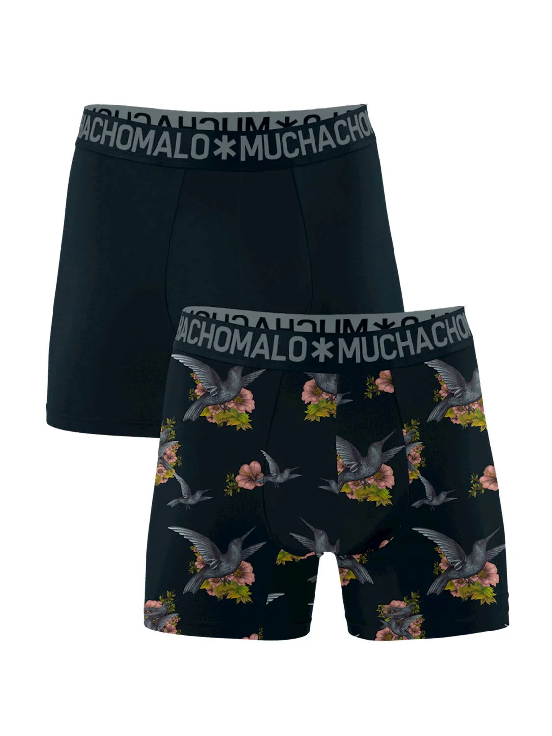 2 - Pack Humming Bamboo Short HUMMING1132 01 Print/Blue