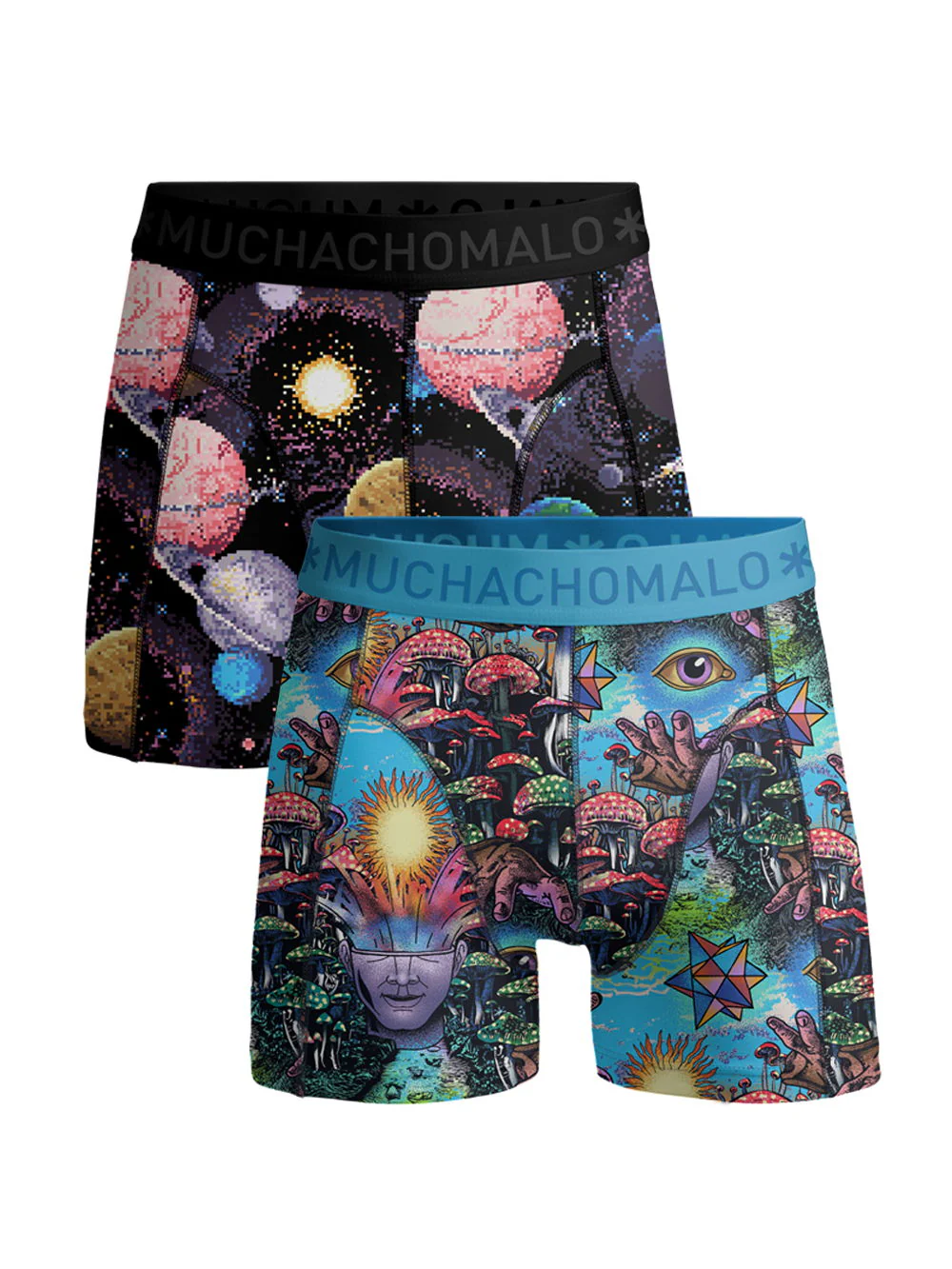 2 - Pack Inner Outer Space Boxers INNEROUTERSPACE1010 04 Print/Print