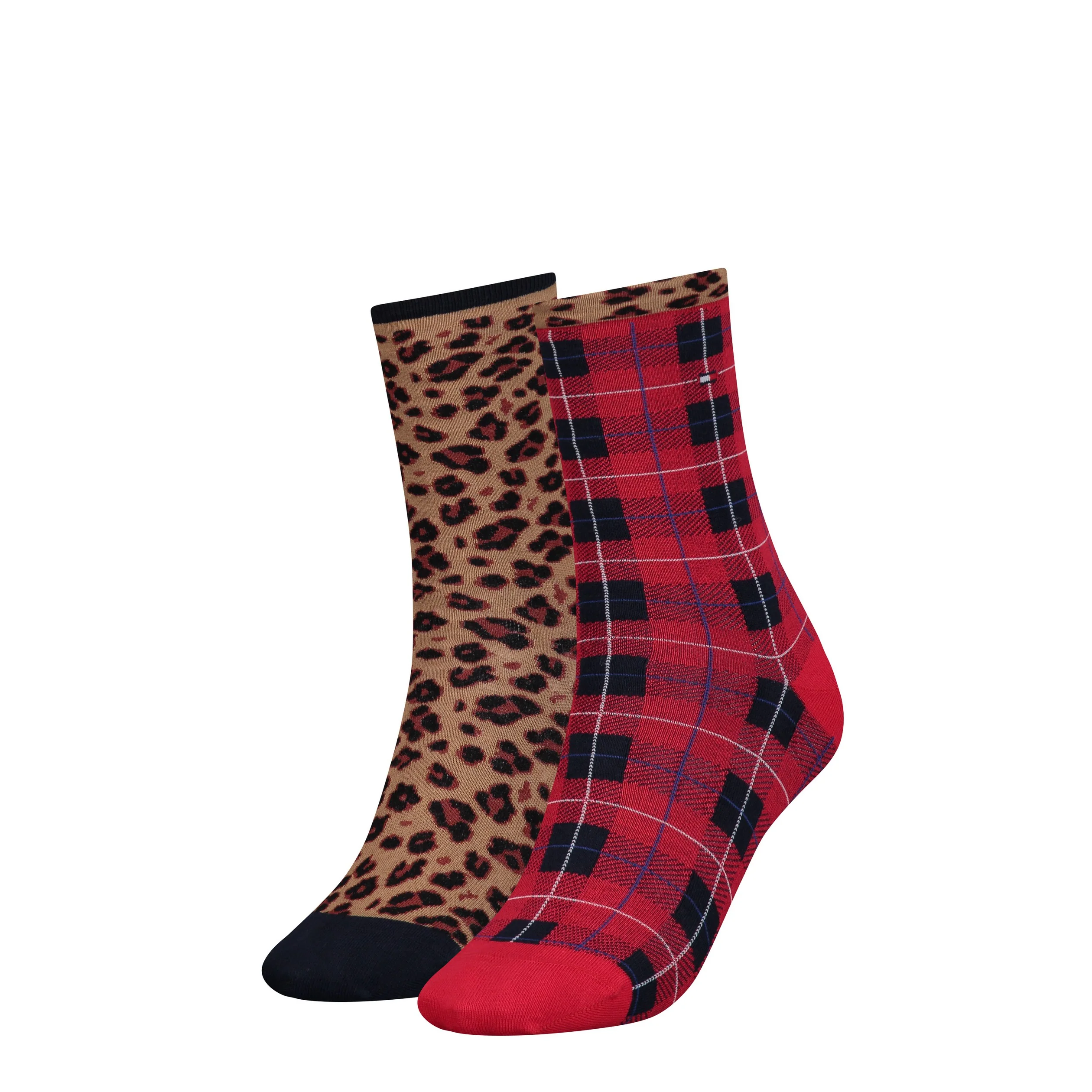 2 - Pack Leopard Sok 493003001 072 red