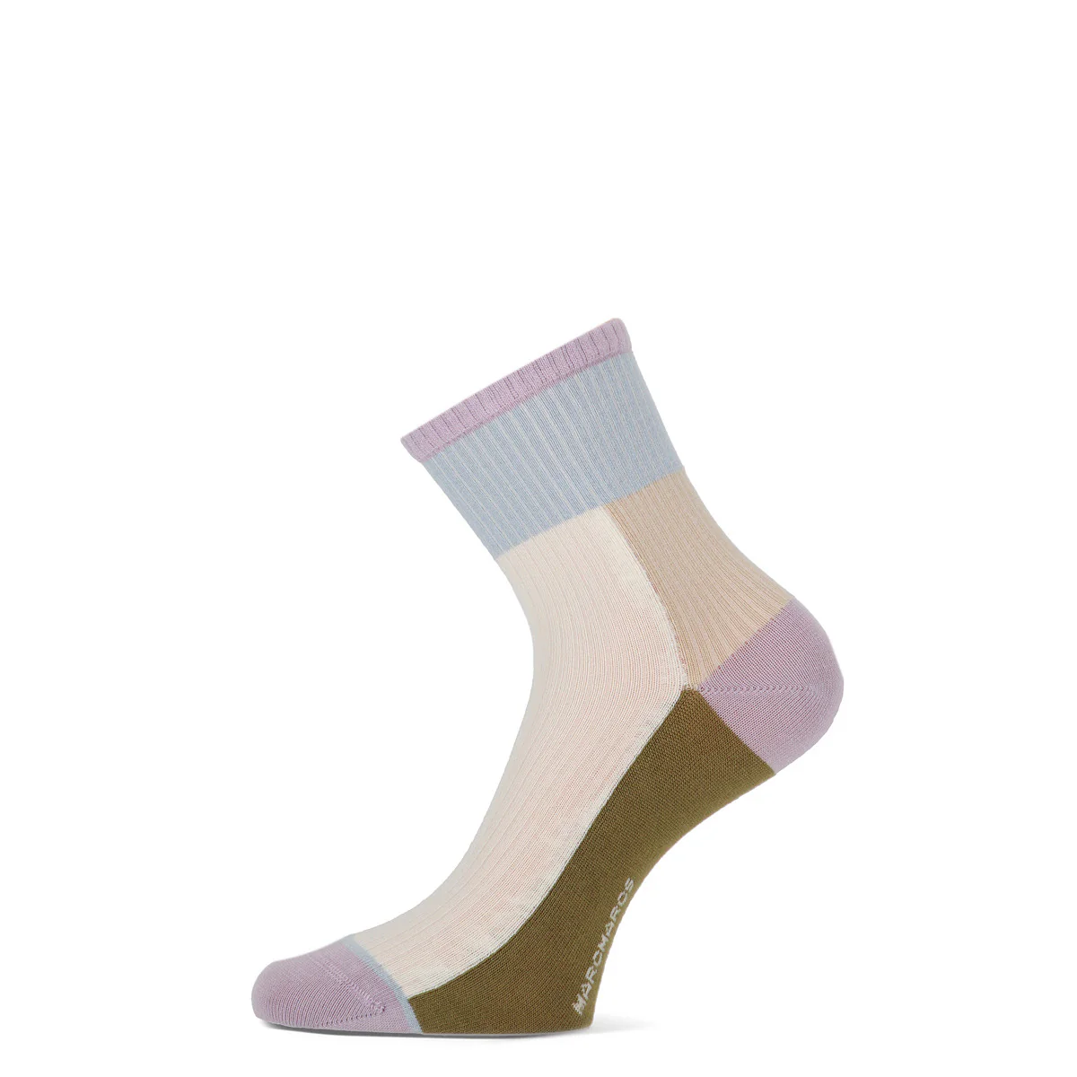 2 - Pack Lilou Short Sok 101052002 7002 Off White Light Blue - Image 2