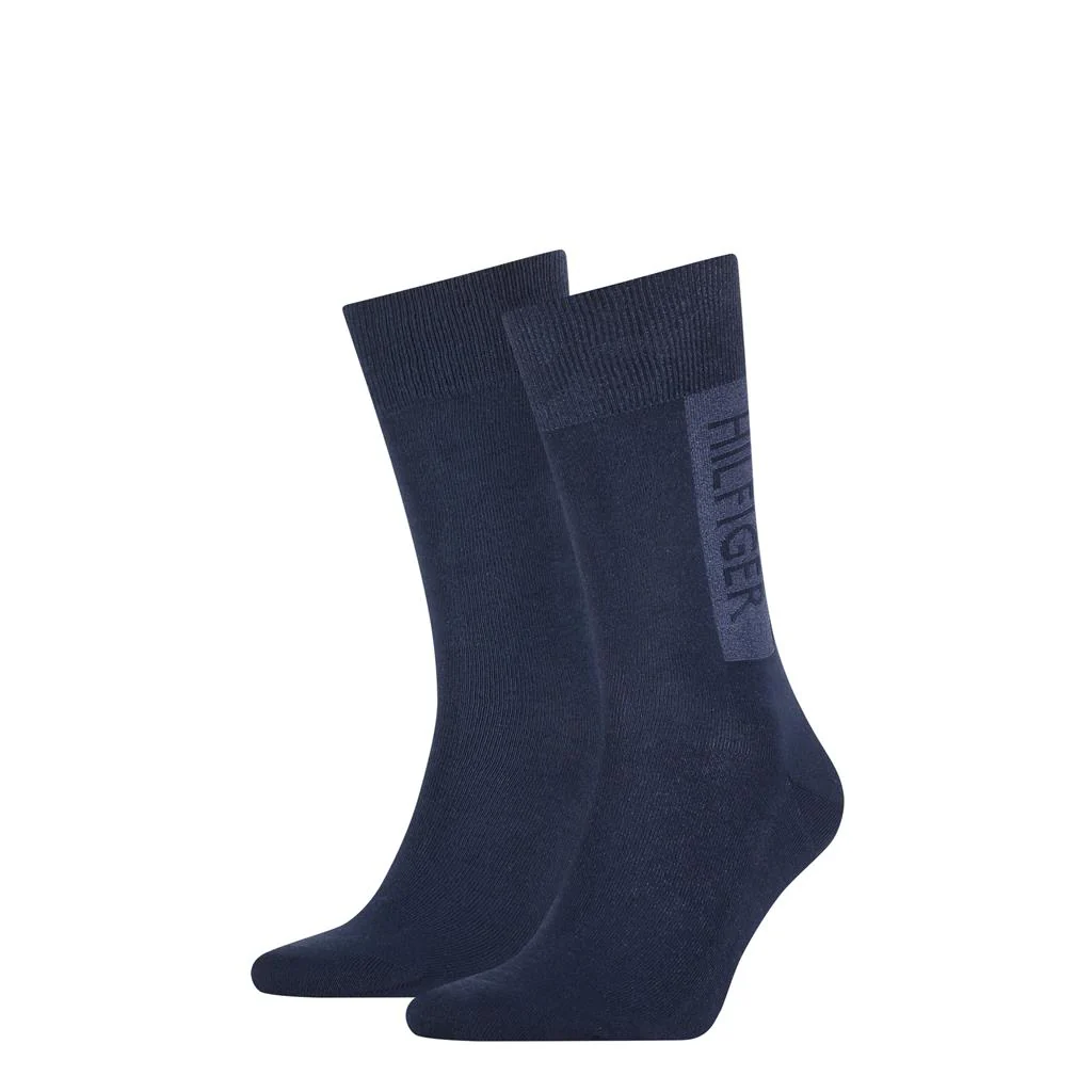 2 - Pack Logo Block Sock 701218377 002 navy