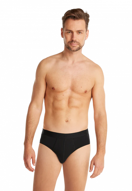 2 - Pack Men Basic Slip 32319 090 Black - Image 2