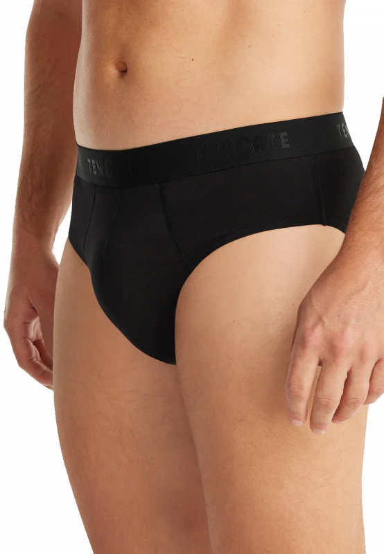2 - Pack Men Basic Slip 32319 090 Black - Image 3