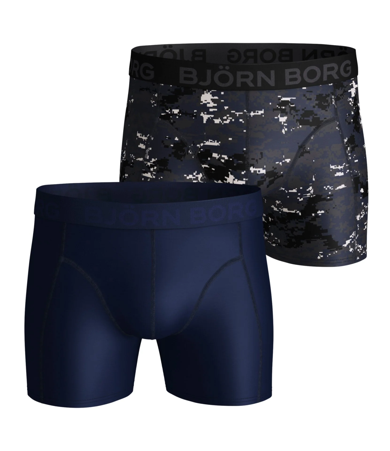 2 - Pack Micro Digital Woodland Short 2041-1105 73831 Mood Indigo