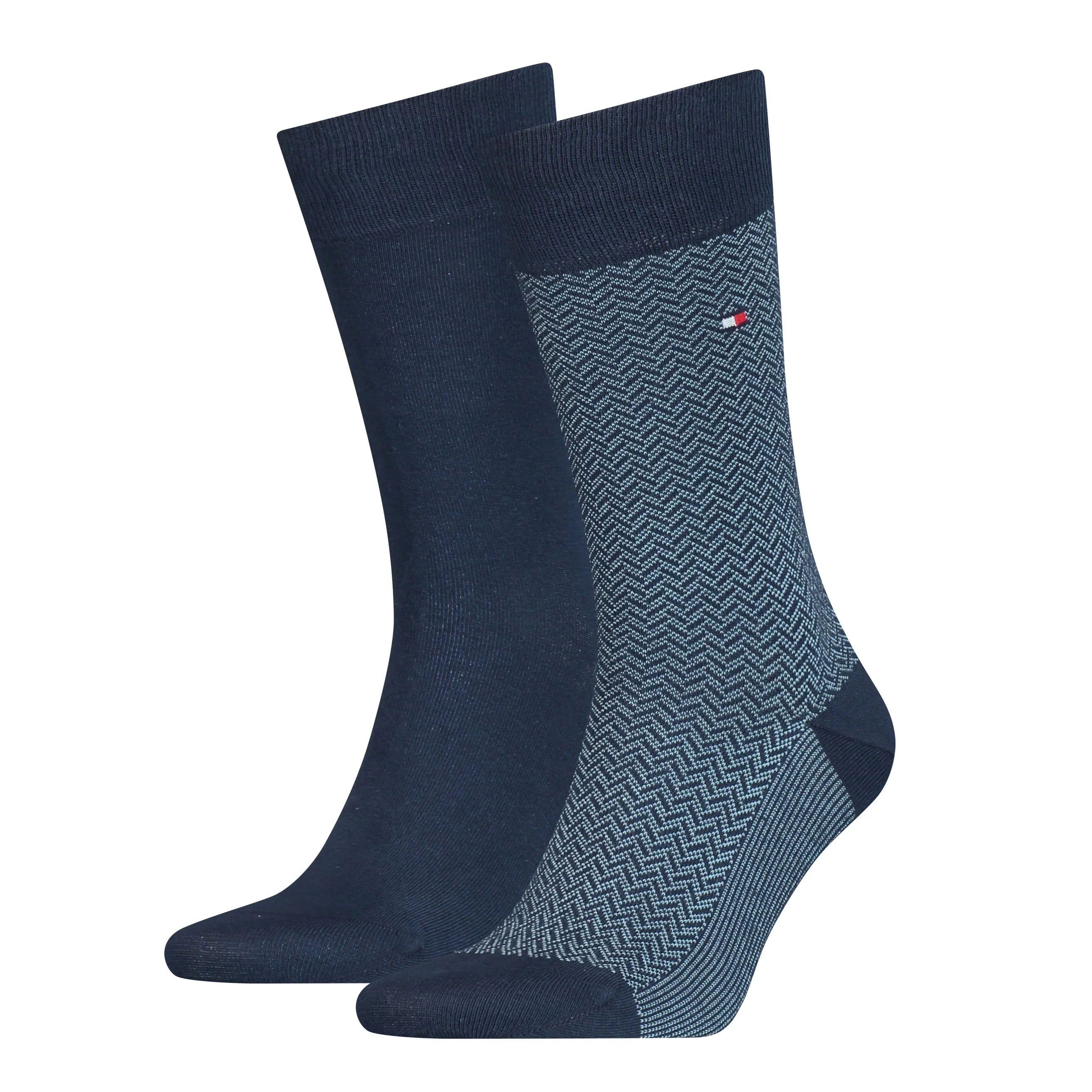 2- Pack Micro Heringbone Sock 100001199 002 illusion blue