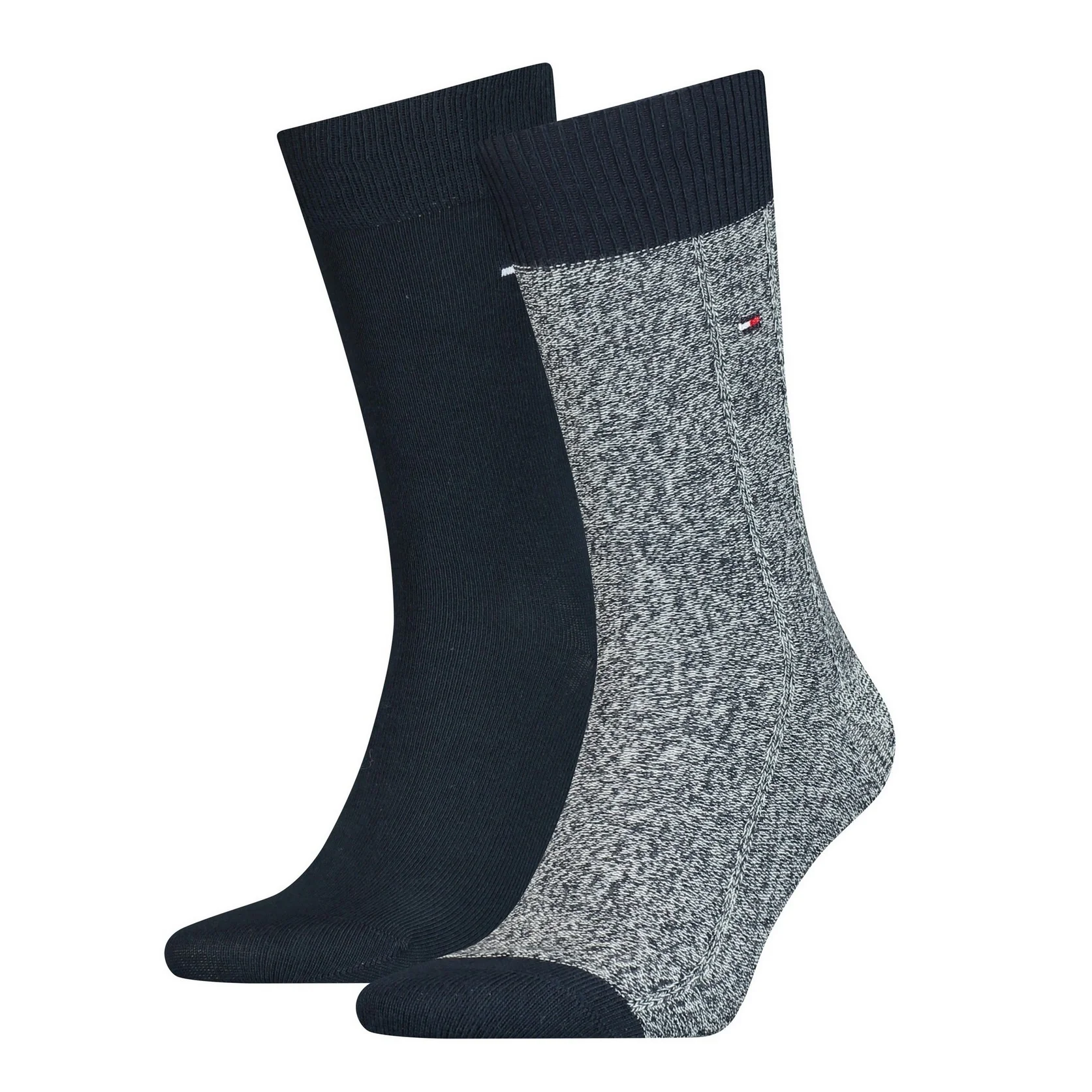 2 - Pack Mouline Sock 100001218 001 navy / blue