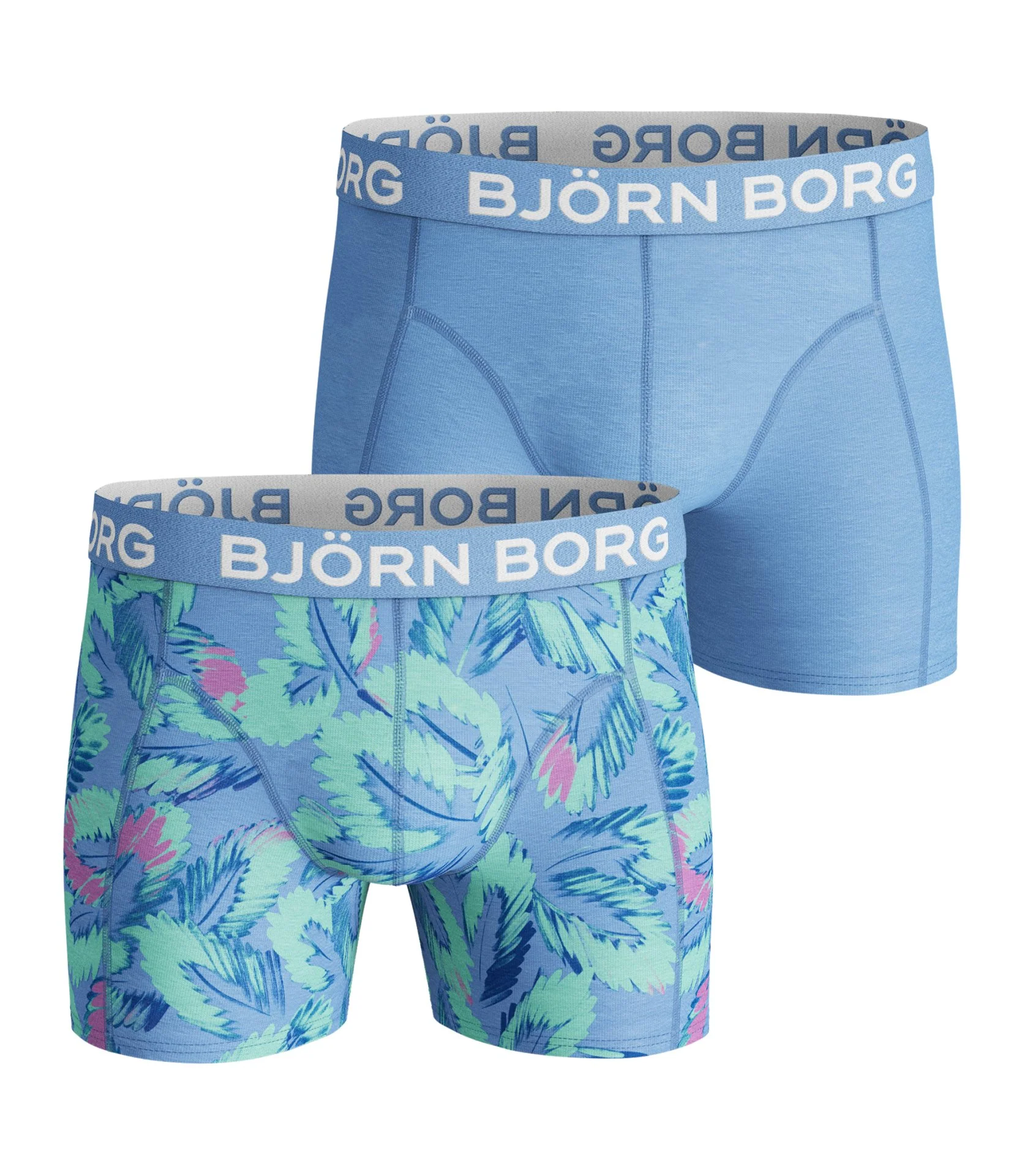 2 - Pack Multi Leaves S Sammy Short 2021-1083 72441 Placid Blue