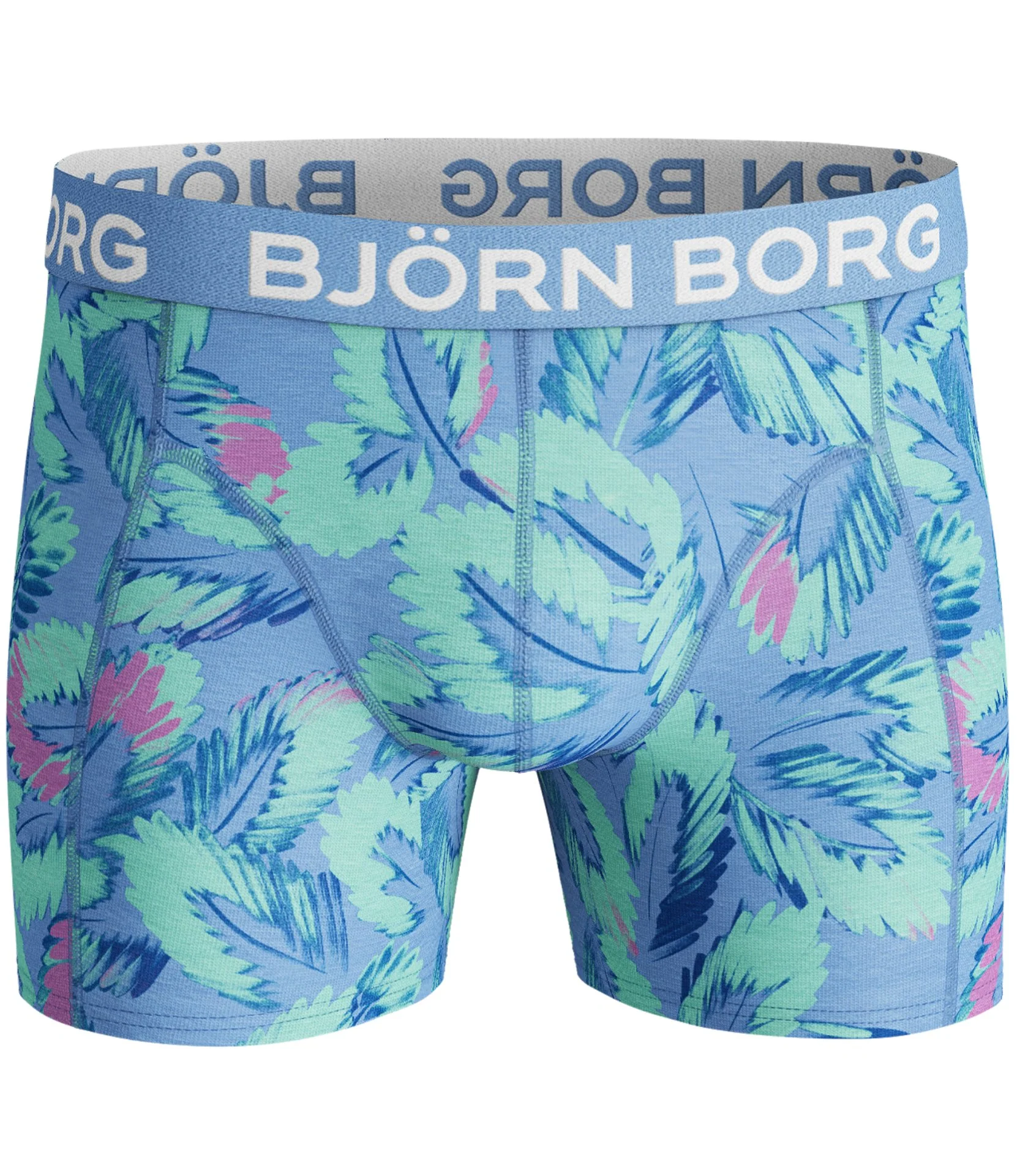 2 - Pack Multi Leaves S Sammy Short 2021-1083 72441 Placid Blue - Image 2