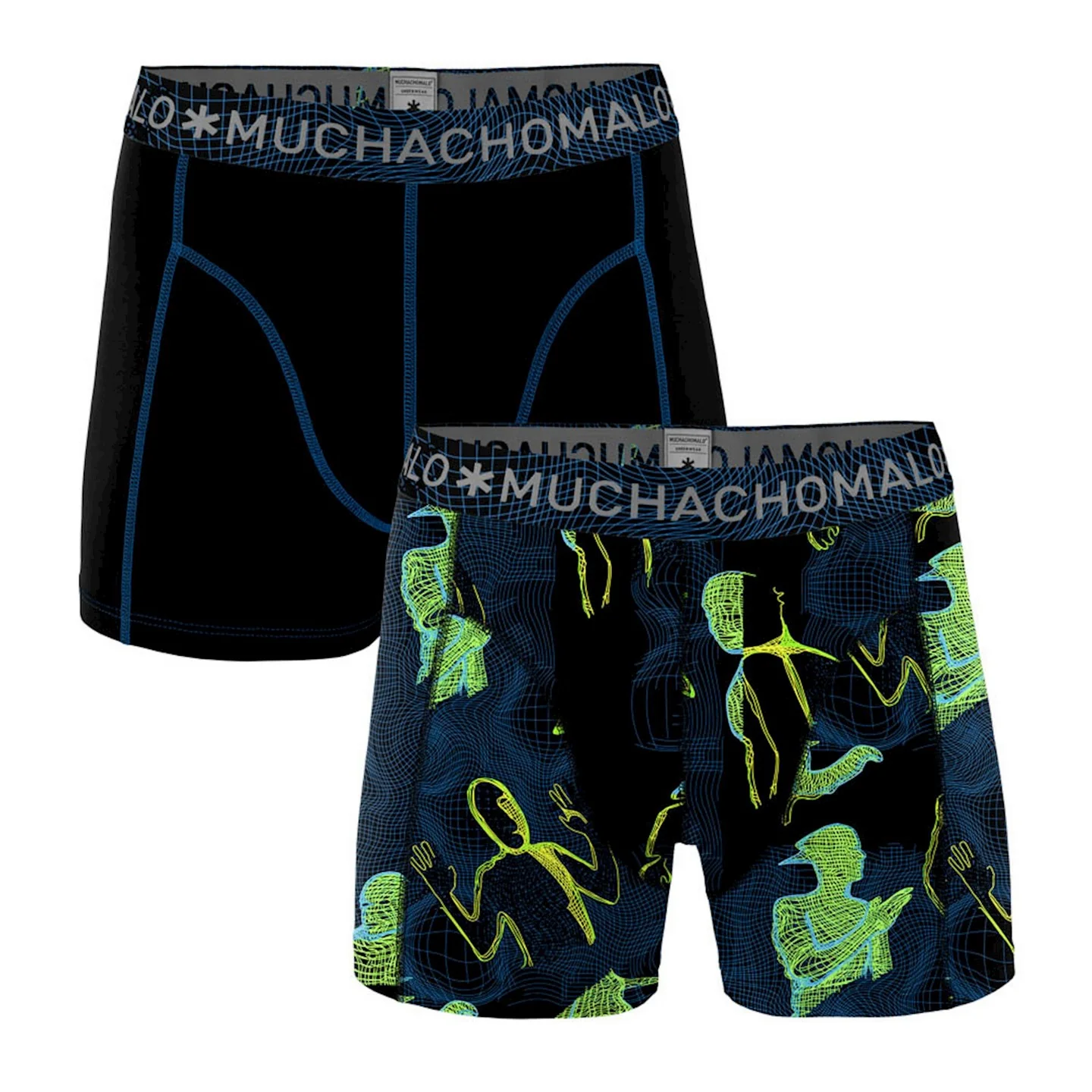 2 - Pack Off The Grid Boxer 1010GRID 01 Print/Black