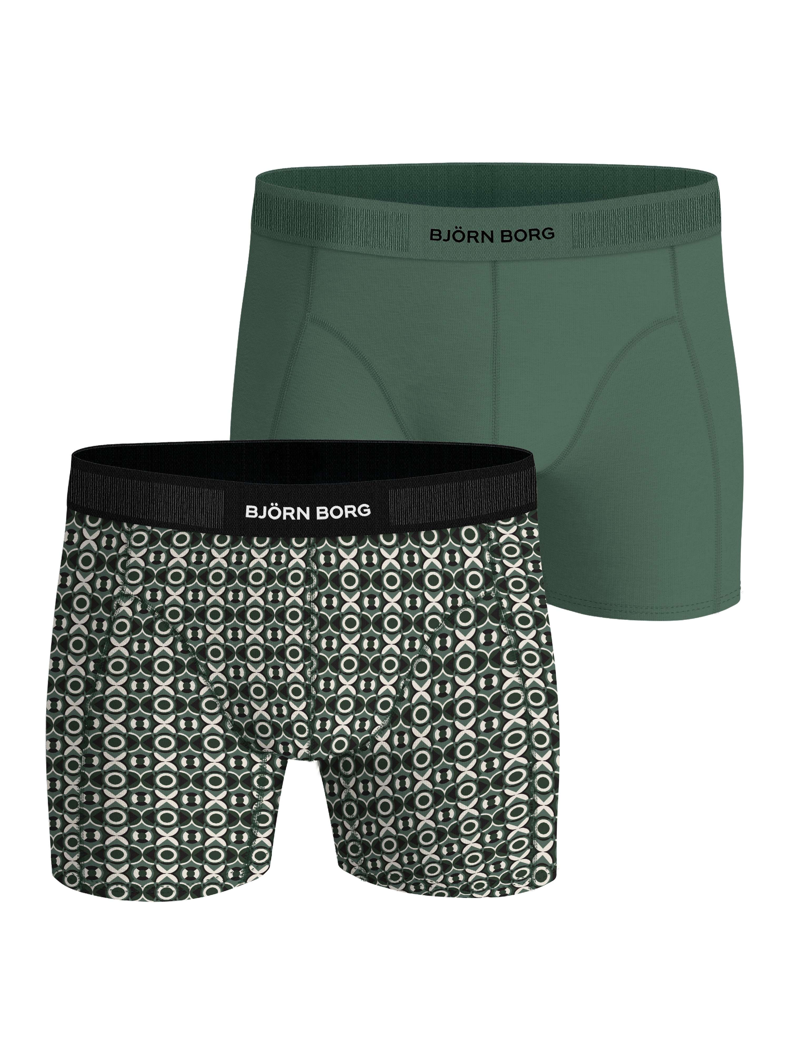 2 - Pack Organic Cotton Stretch Boxer 10004938 MP003 Multi - Image 2