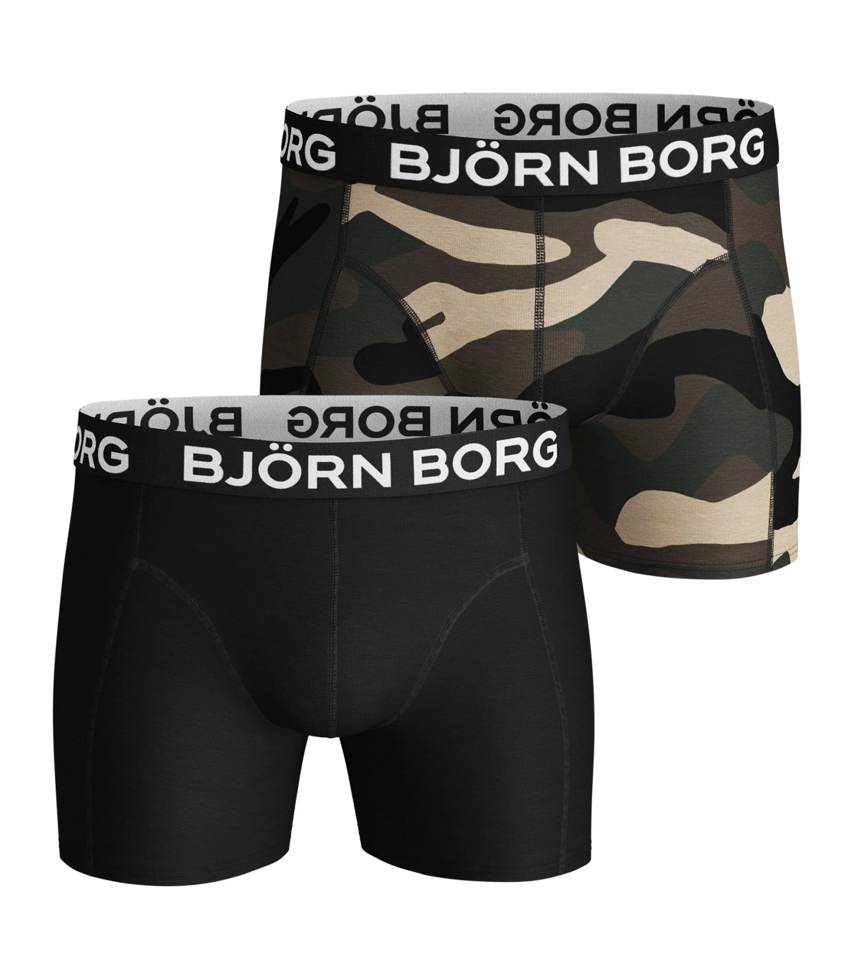 2 - Pack Peaceful Sammy Shorts 9999-1681 90011 Black