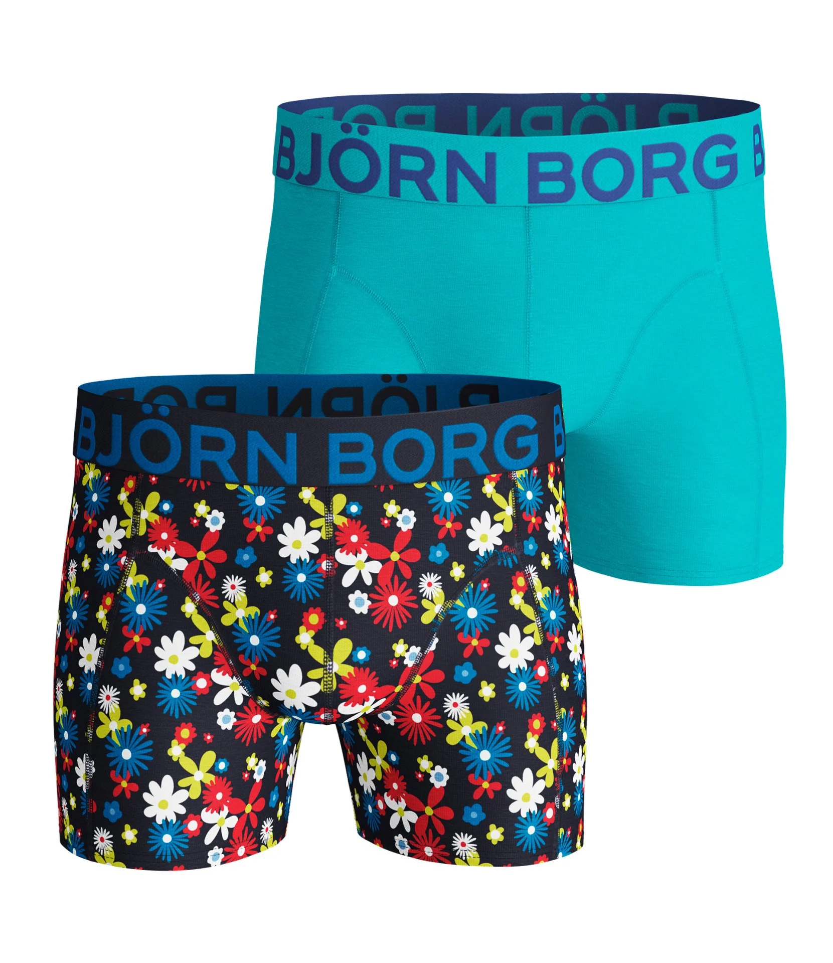 2 - Pack Retro Flower Shorts 2011-2043 70011 Pecoat