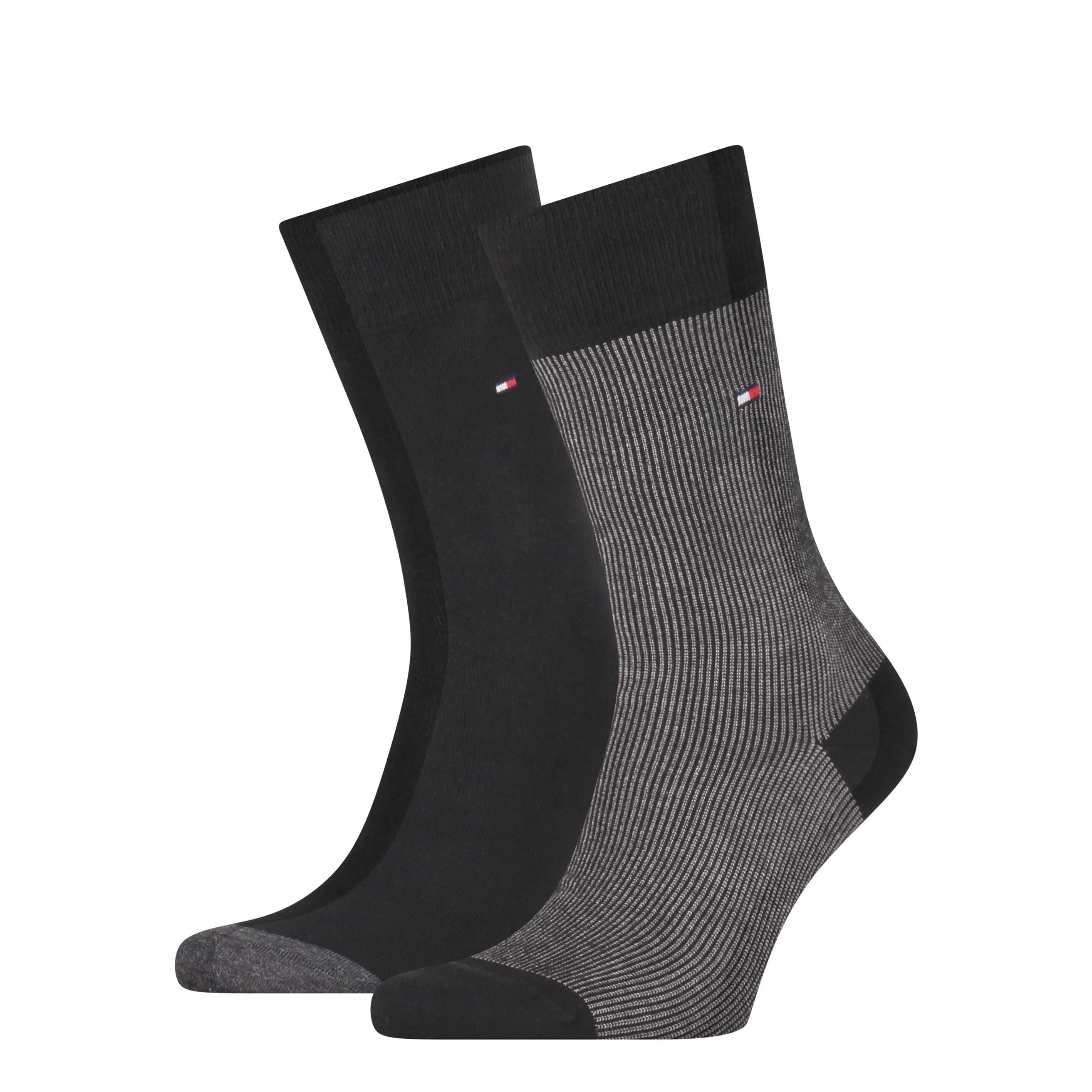 2 - Pack Rib Sock 100002681 005 black
