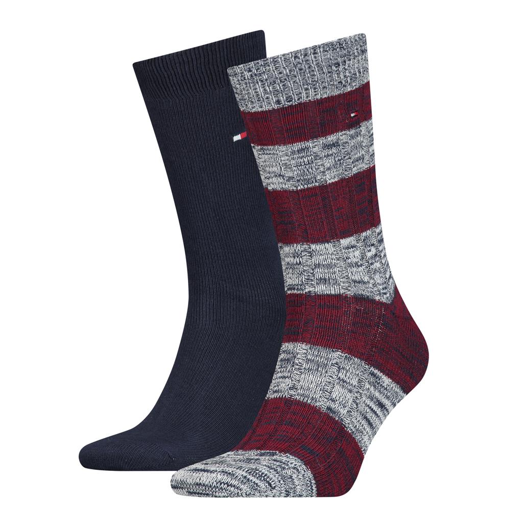 2 - Pack Slub Mouline Rugby 701220236 002 navy/rouge
