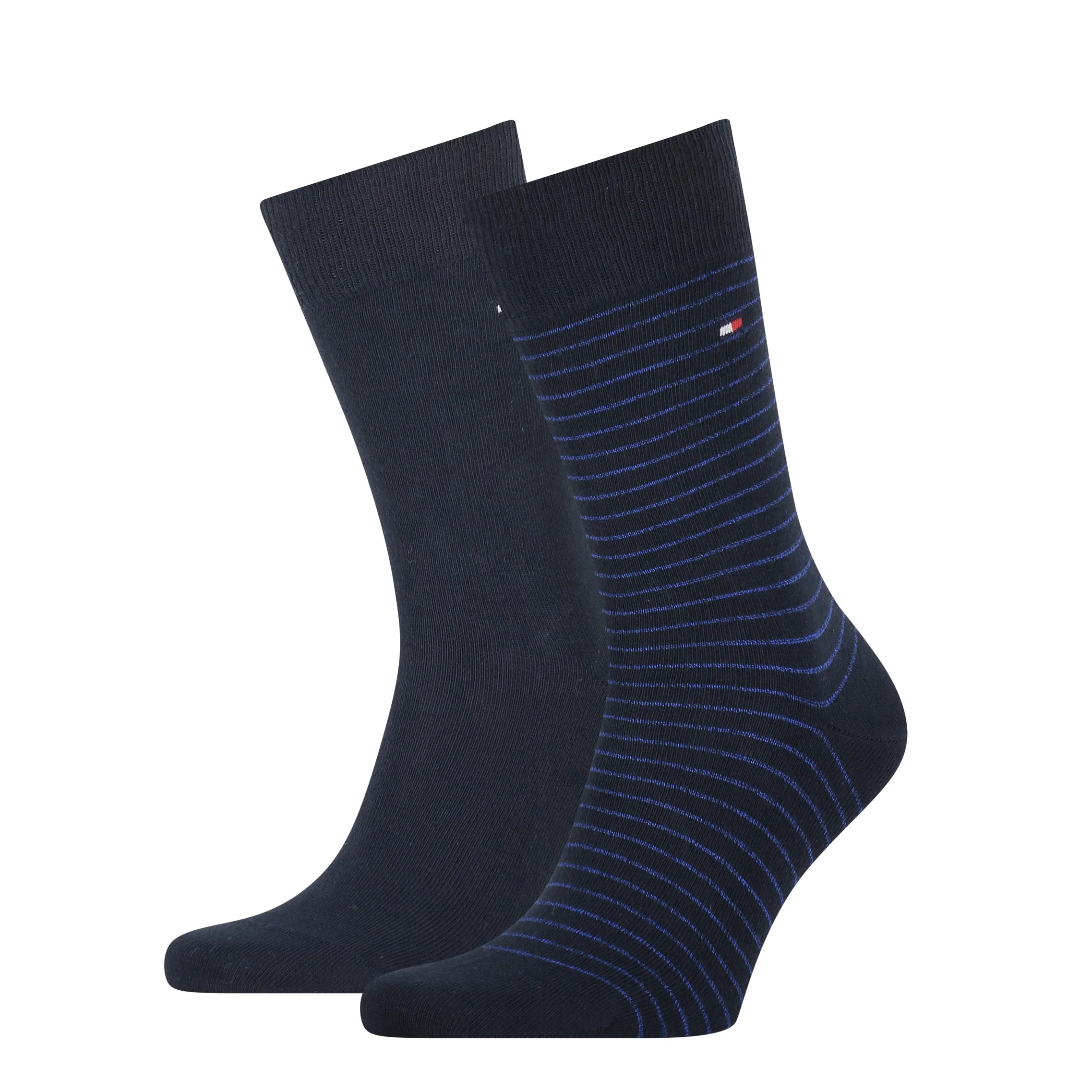 2 - Pack Small Stripe Sock 100001496 017 navy