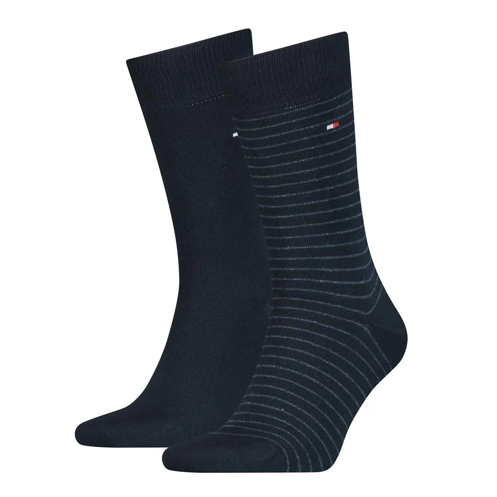 2 - Pack Small Stripe Sock 100001496 322 Dark Navy