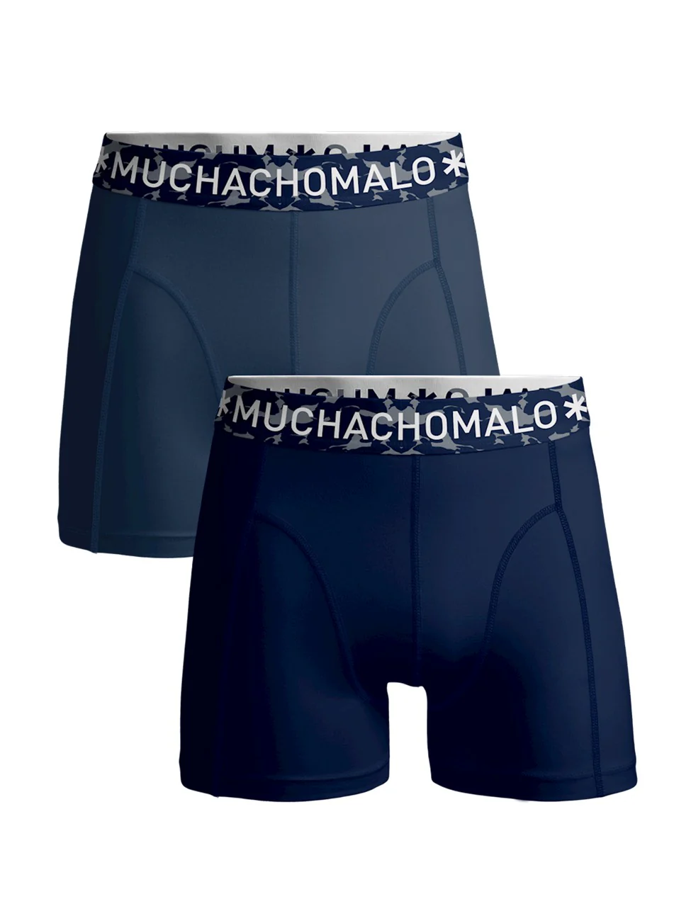 2 - Pack Solid Boxer SOLID1010-2X 466 Blue/Blue