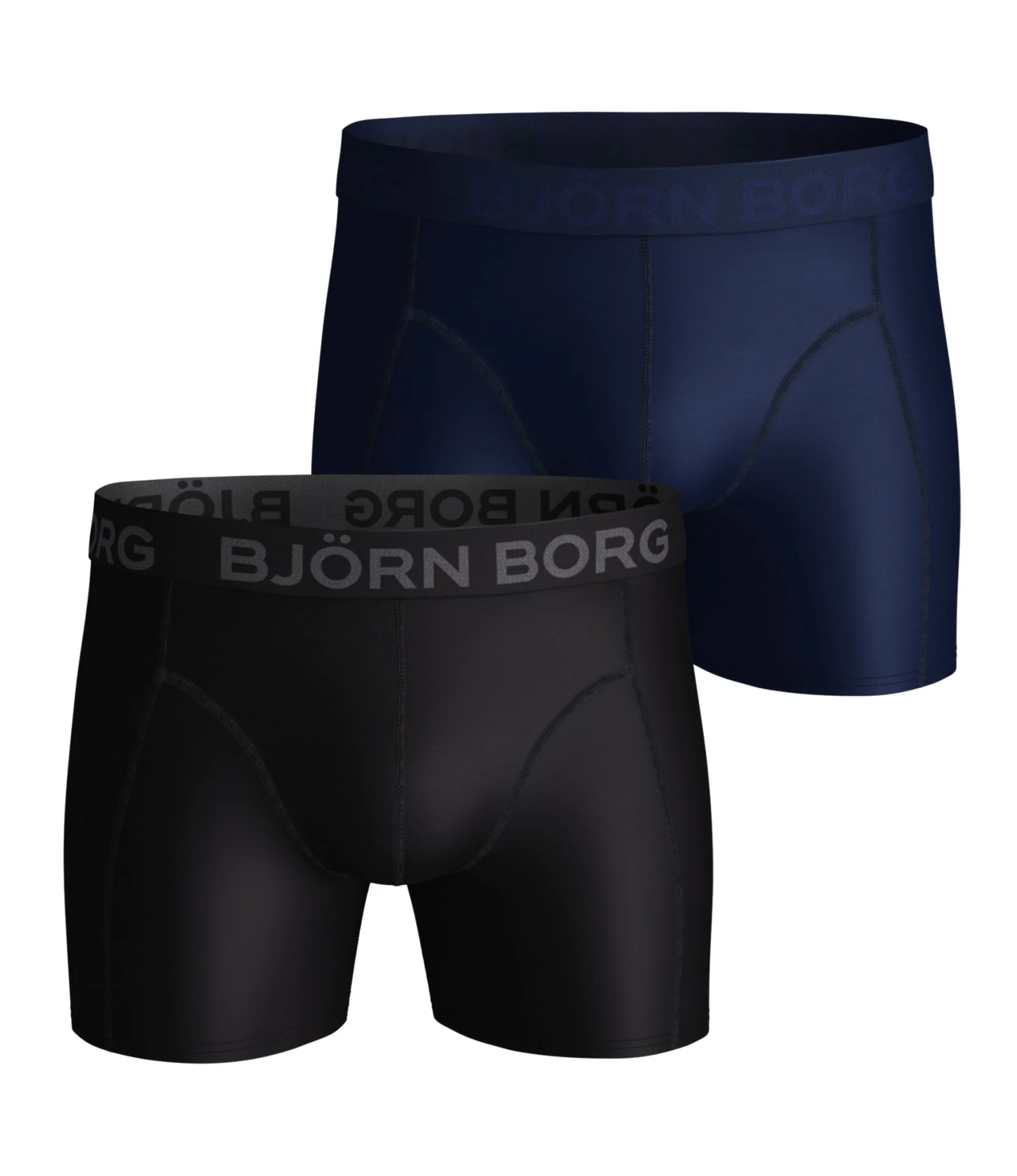 2 - Pack Solid Sammy Micro Short 9999-1540 90011 Black