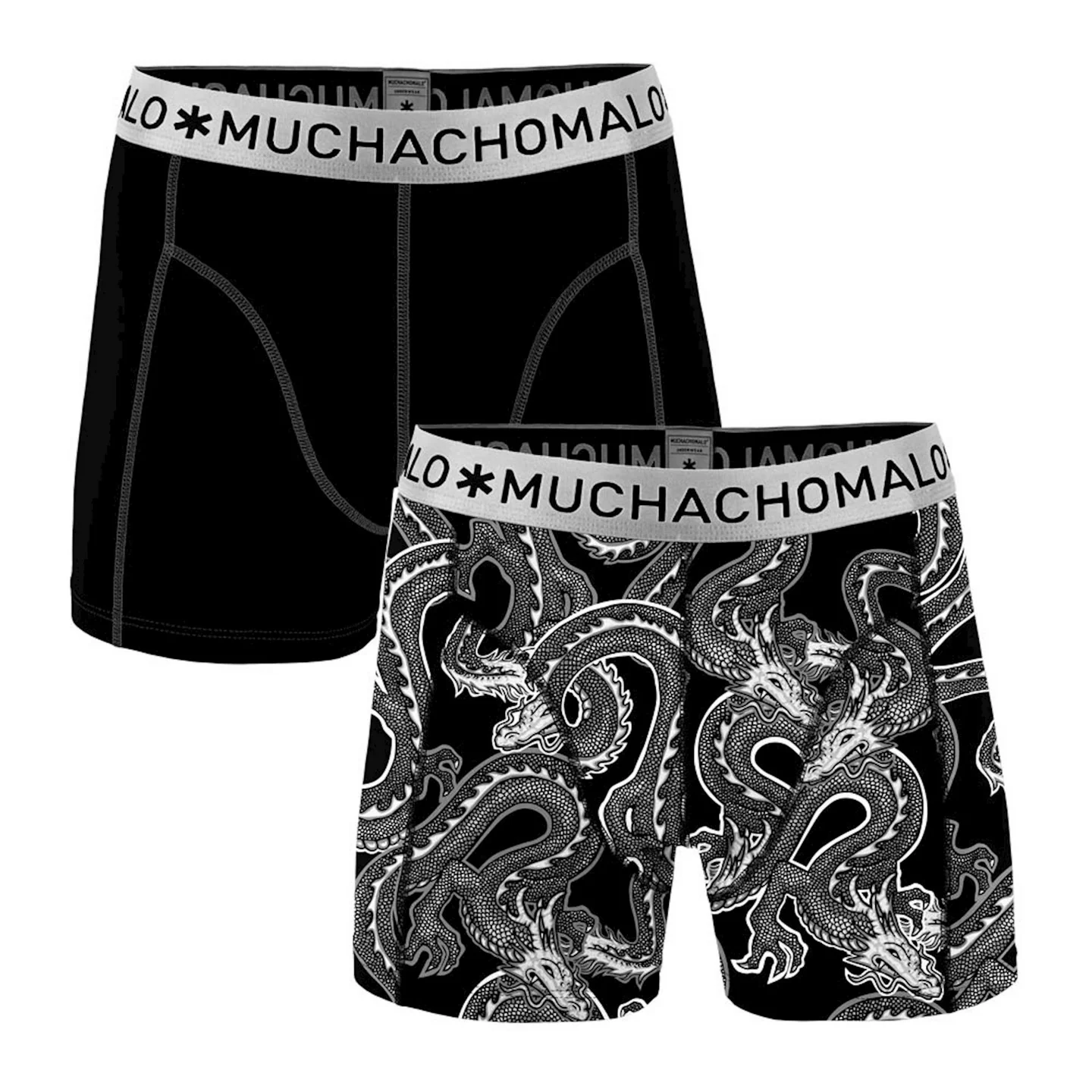 2 - Pack Spirits Boxer 1010SPIR 01 Print/Black