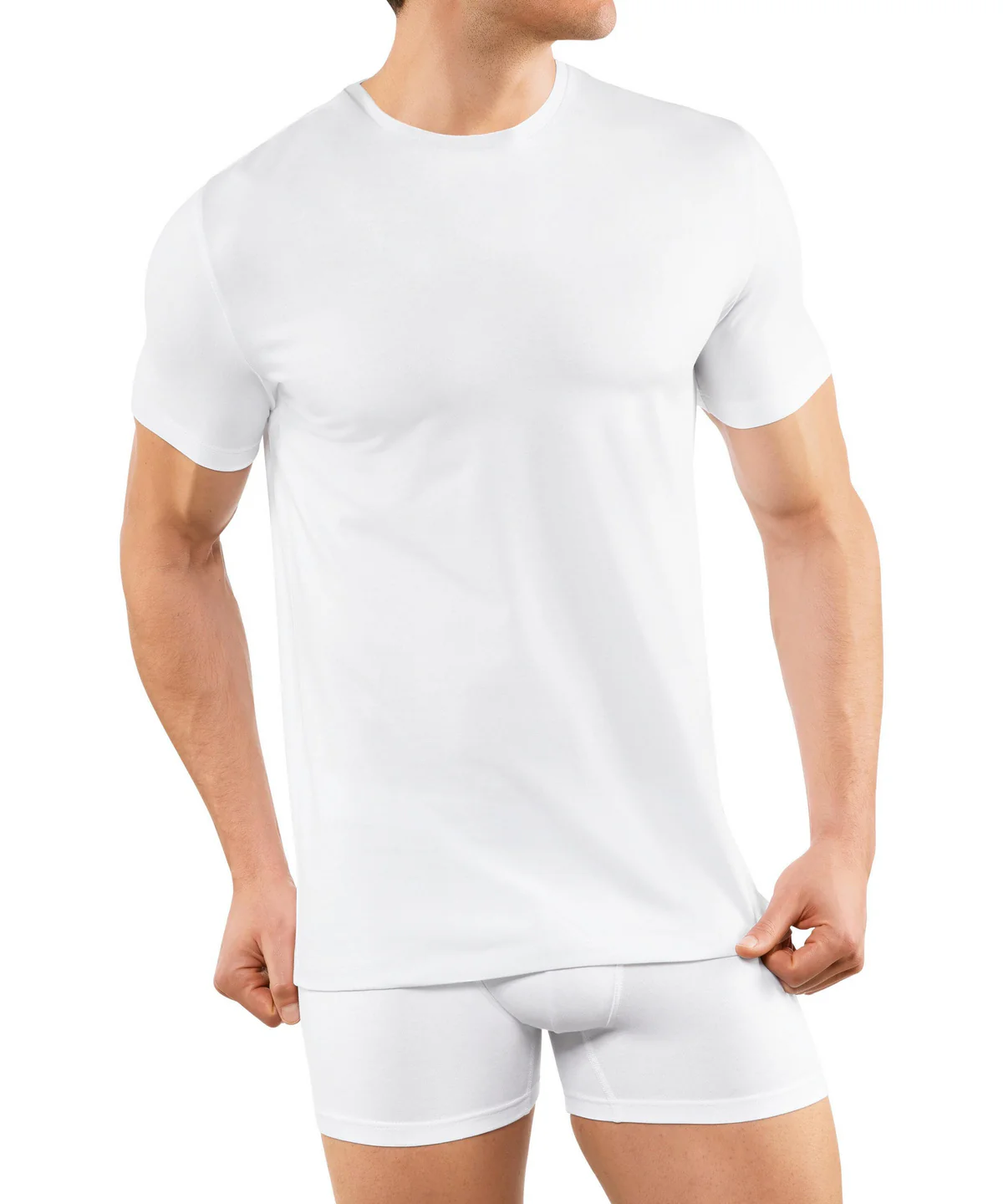 2 - Pack T- Shirt Ronde Hals Heren Daily Comfort 68108 2000 white