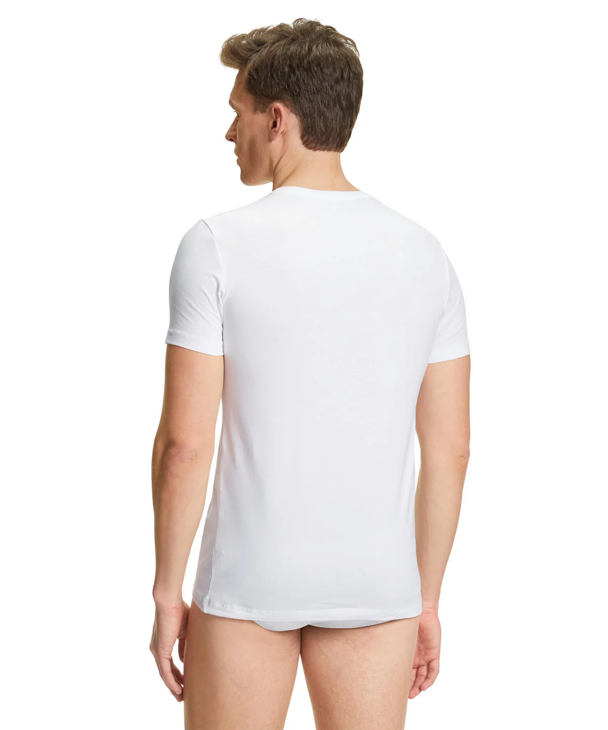2 - Pack T- Shirt V-Hals Heren Daily Comfort 68107 2000 white - Image 2