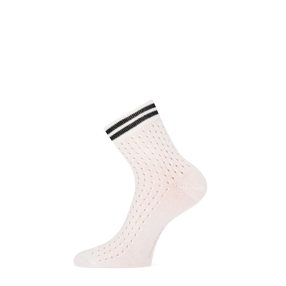2 - Pack Viv Korte Sokken 101052011 7000 Off White Black Beige - Image 2
