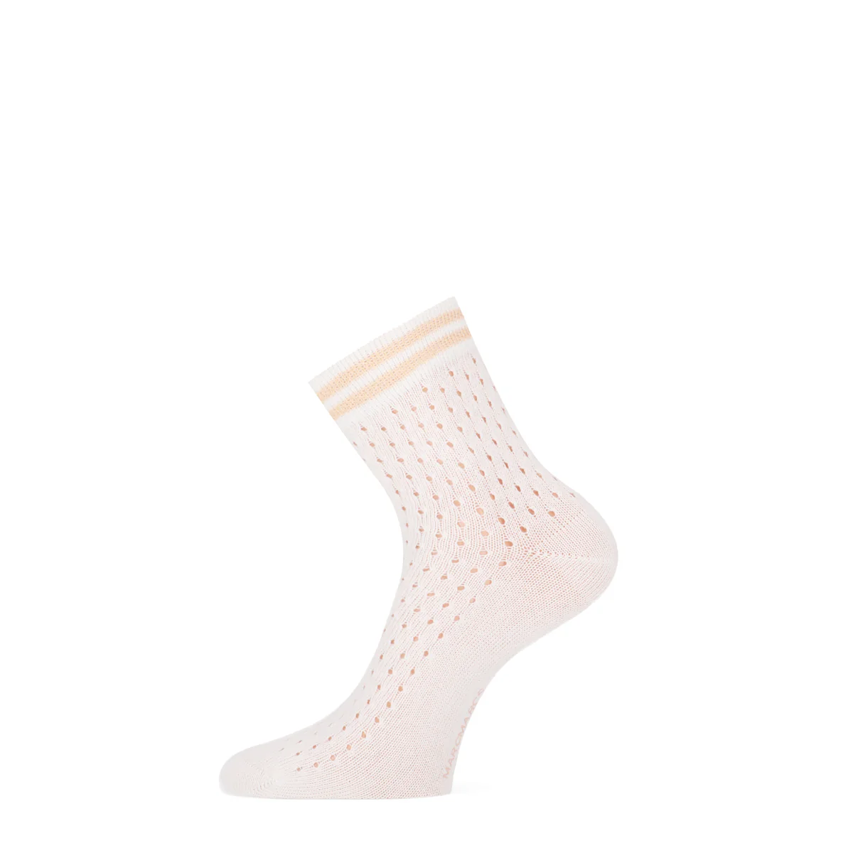 2 - Pack Viv Korte Sokken 101052011 7000 Off White Black Beige - Image 3