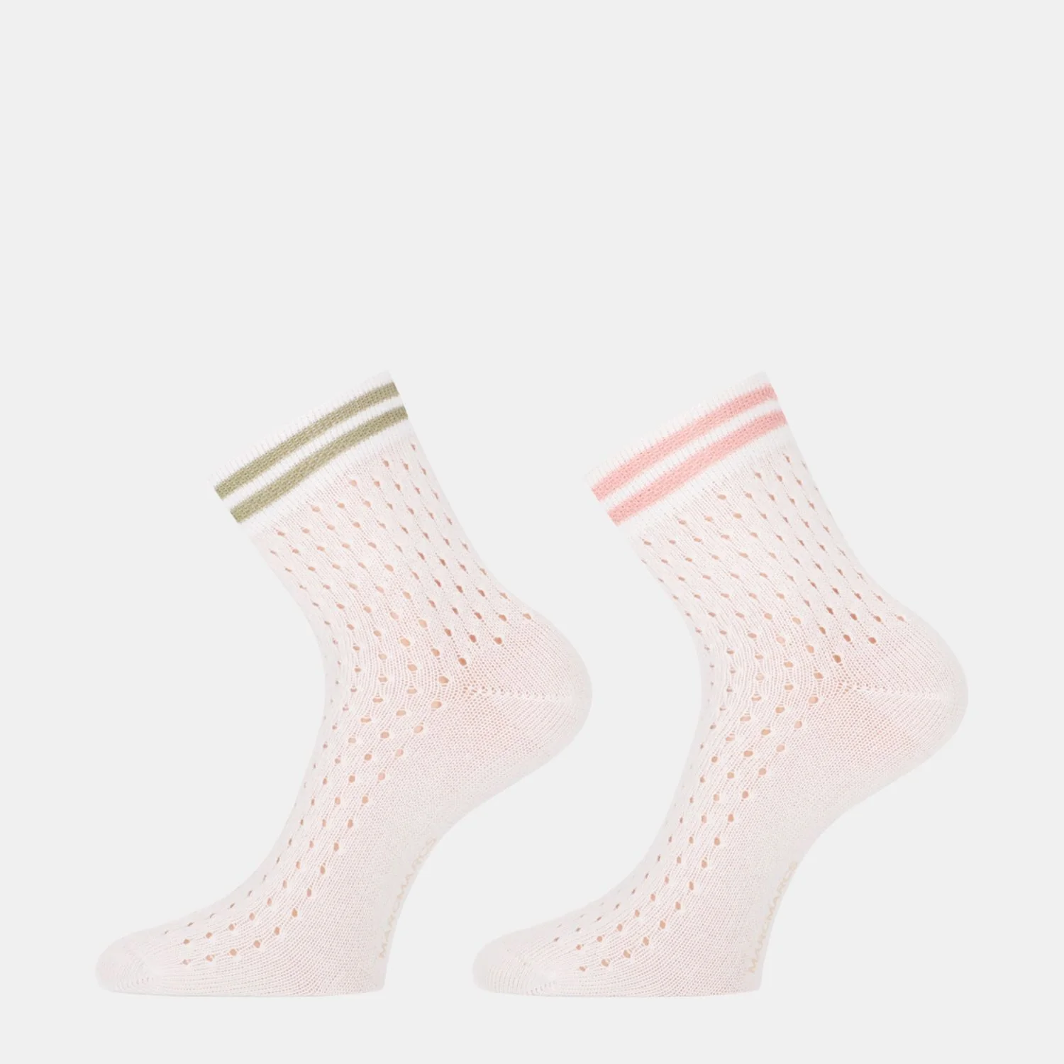 2 - Pack Viv Korte Sokken 101052011 7001 White