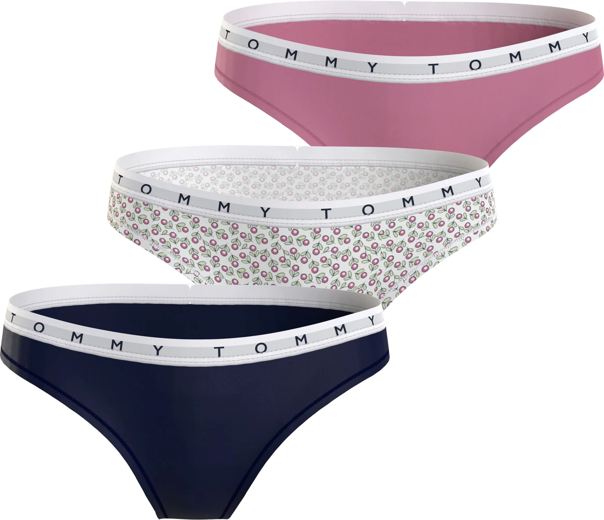 3 - Pack Bikini Print UW0UW02523 0VU Sky/Floral/Pink