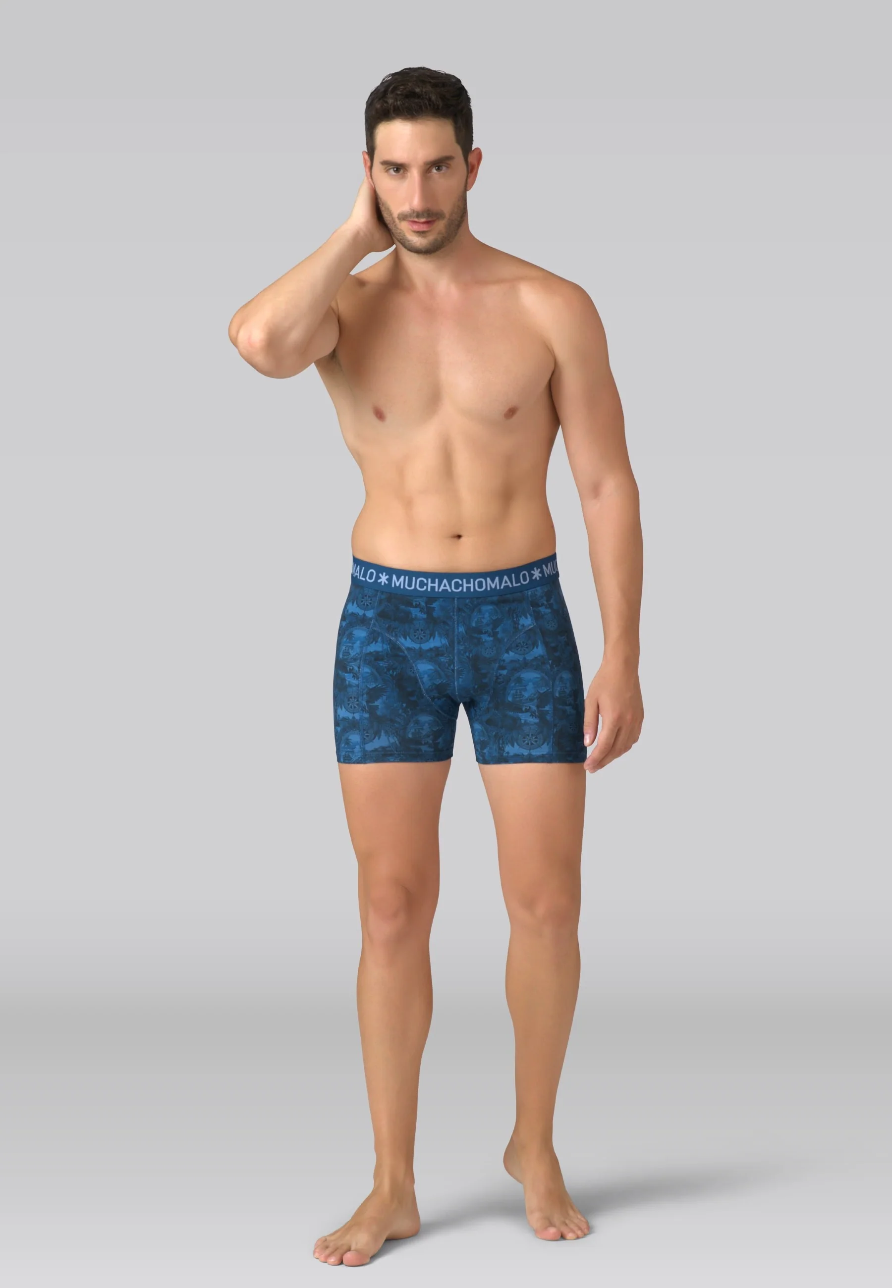3 - Pack Boxershorts U-PIRATEPARROT1010 01 Print/Print/Blue - Image 4