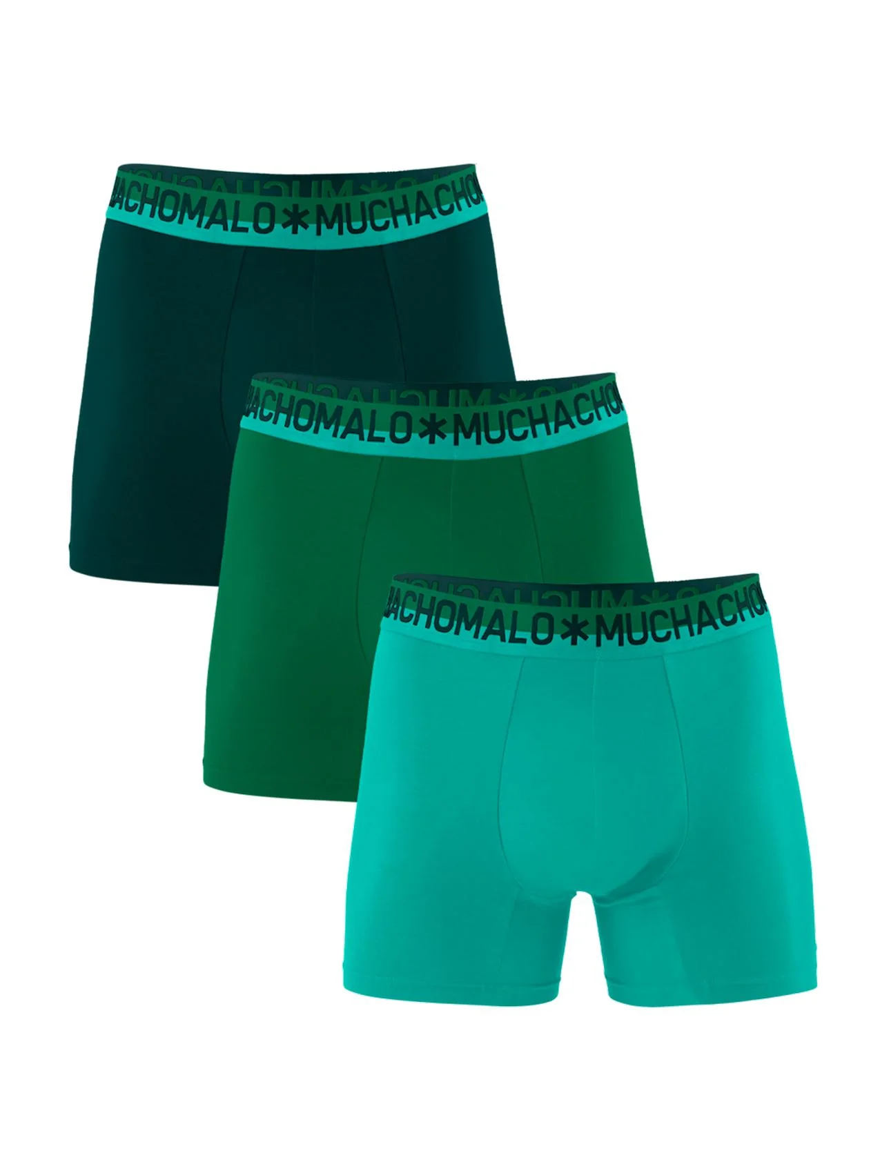 3 - Pack Cotton Solid COTTON1132 60 Blue/Green/Green
