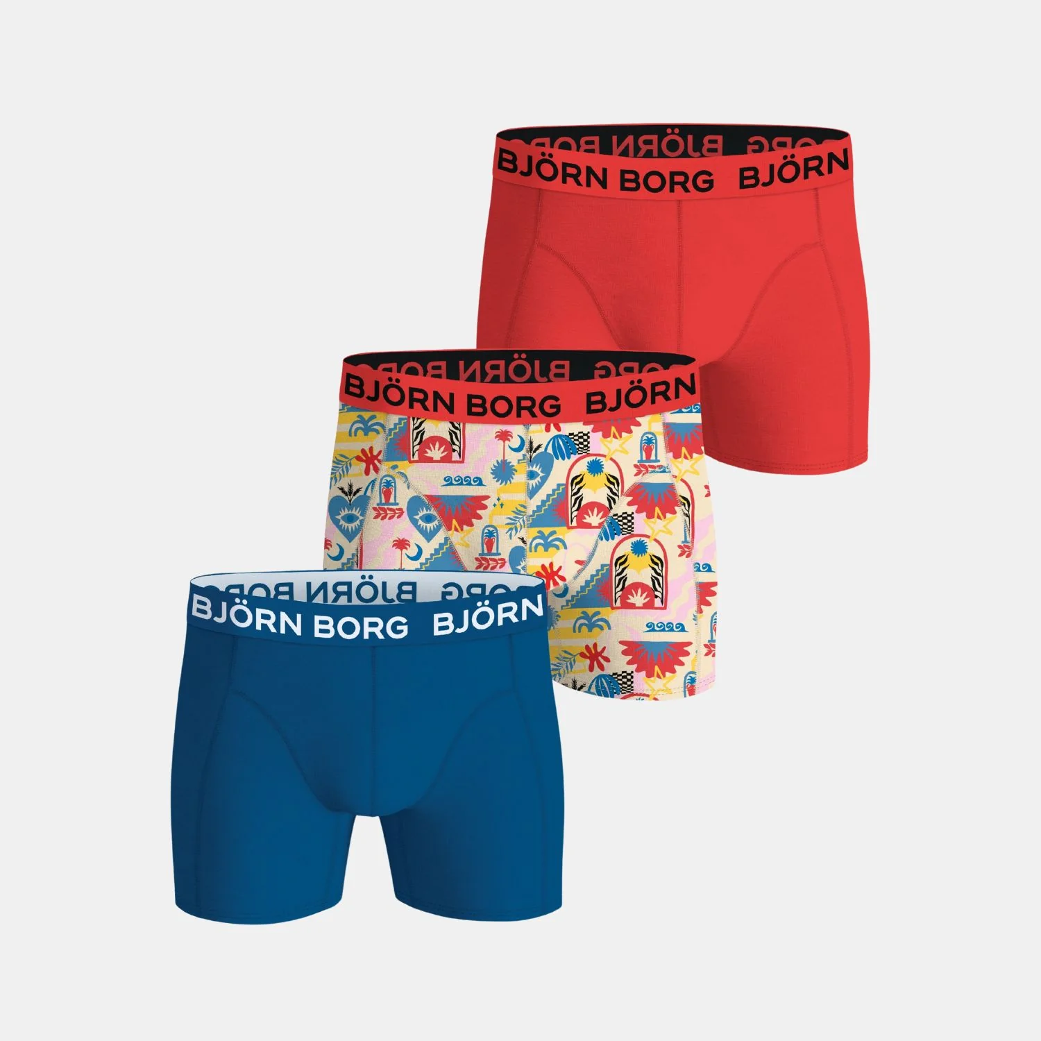 3 - Pack Cotton Stretch Boxers 10005883 MP004 Multi