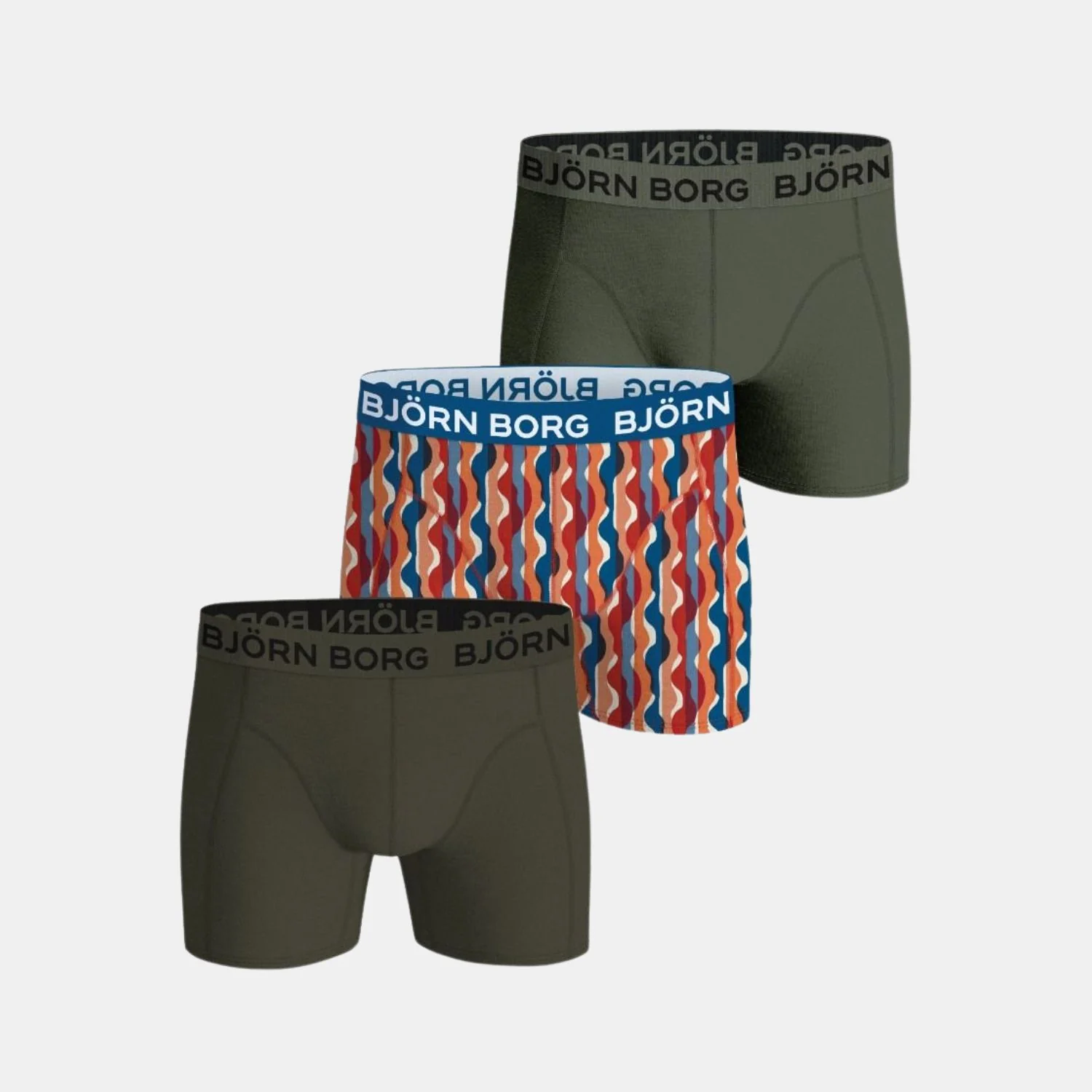 3 - Pack Cotton Stretch Boxers 10005883 MP006 Multi